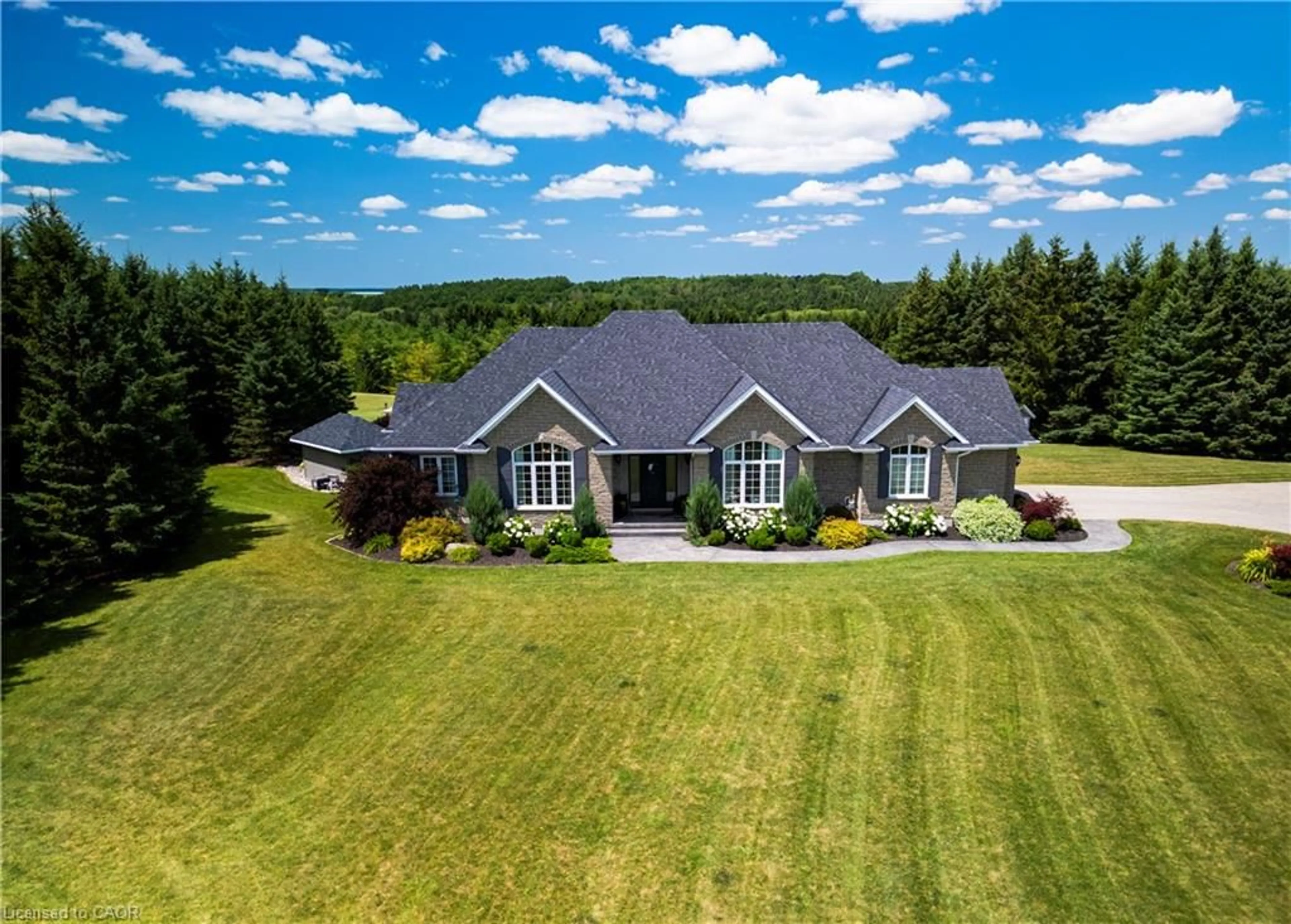 A pic from outside/outdoor area/front of a property/back of a property/a pic from drone, unknown for 7118 Wellington Rd 11 Rd, Drayton Ontario N0G 1P0