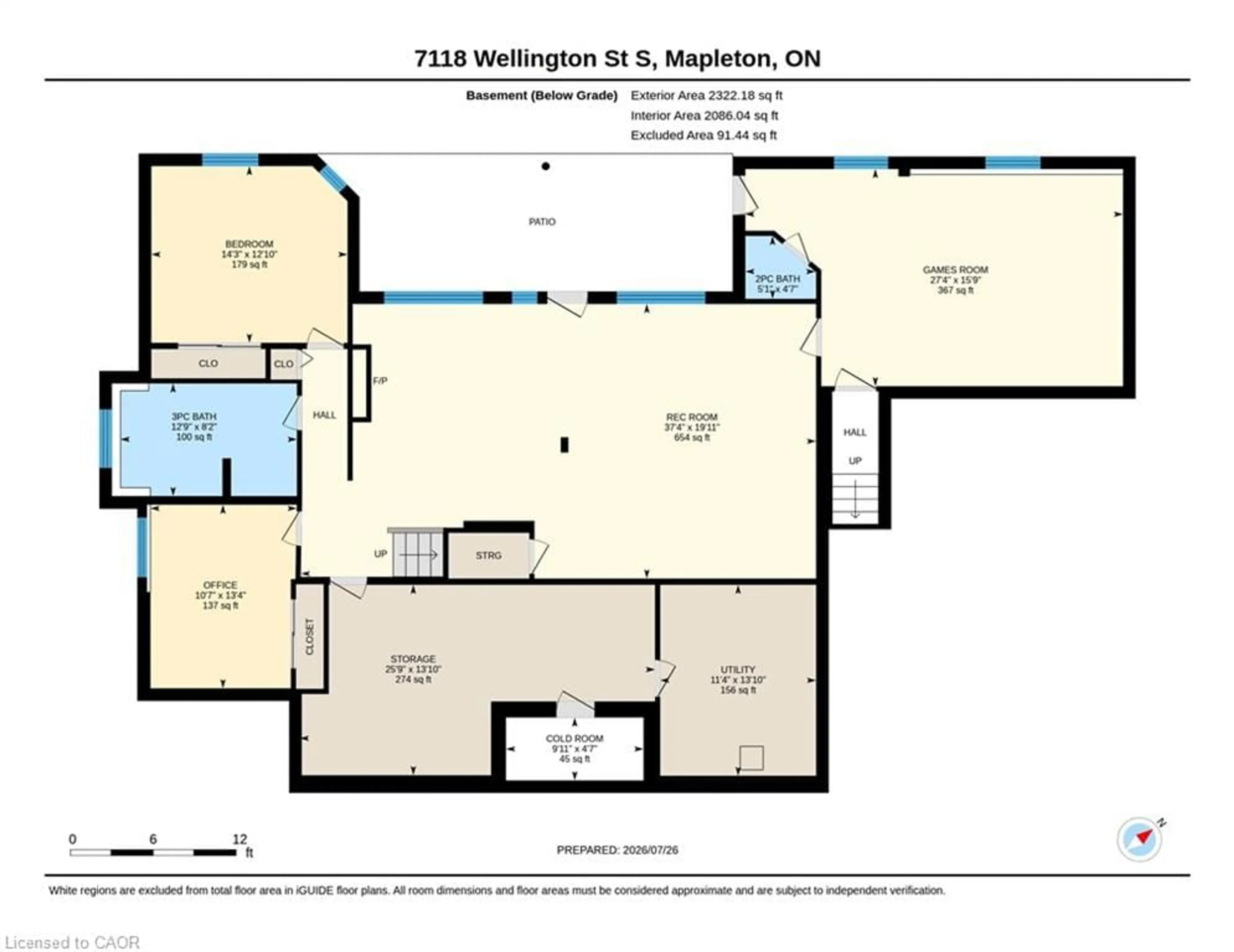 Floor plan for 7118 Wellington Rd 11 Rd, Drayton Ontario N0G 1P0