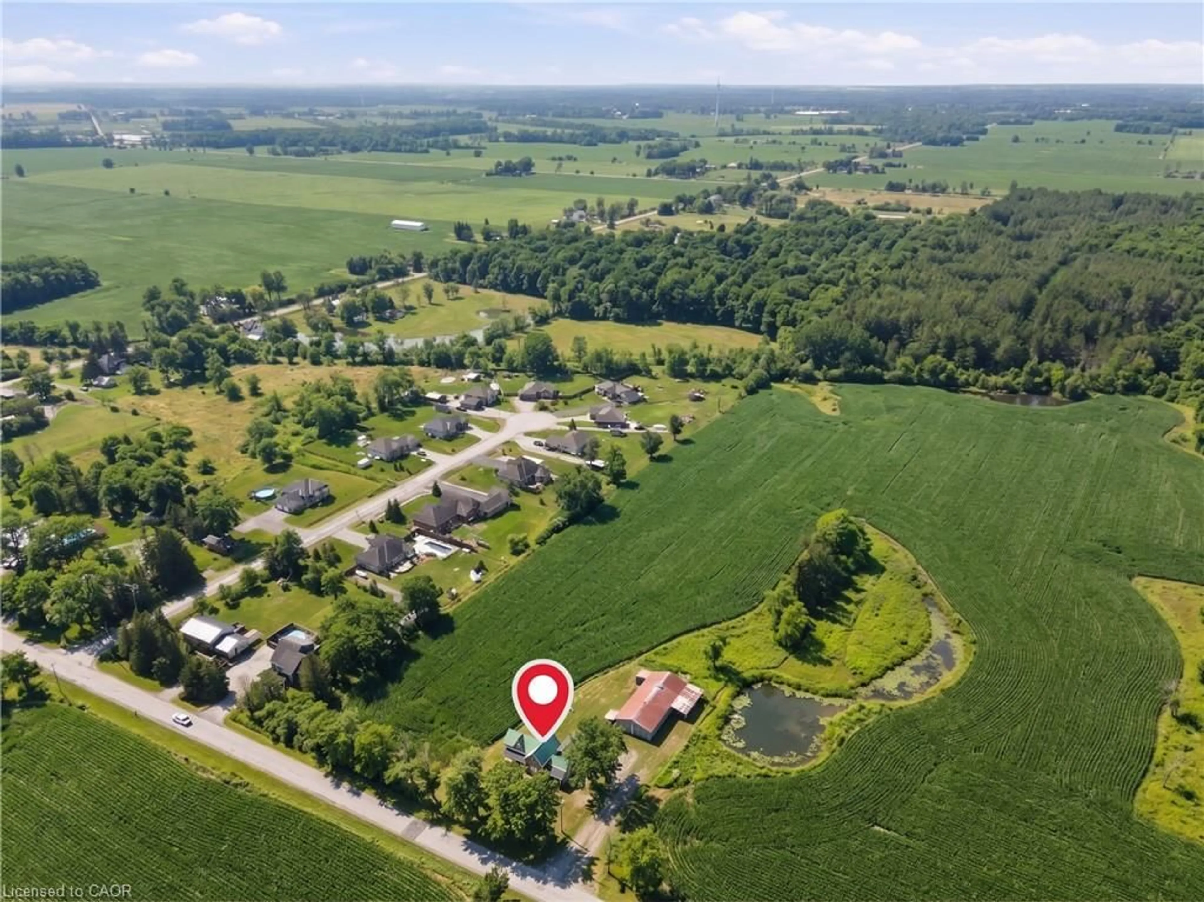 A pic from outside/outdoor area/front of a property/back of a property/a pic from drone, street for 53 Young Rd, Dunnville Ontario N1A 2W7