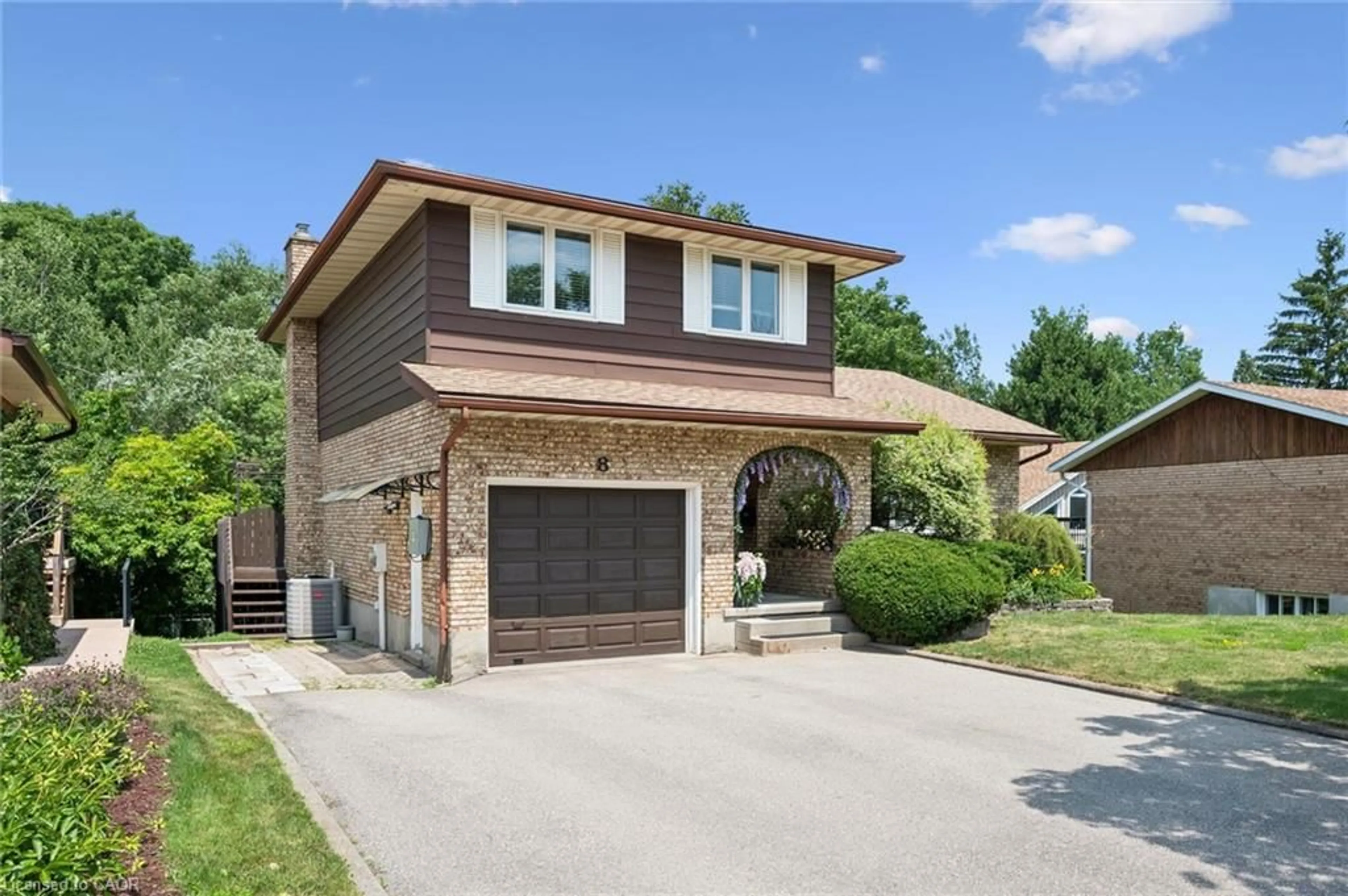Home with brick exterior material, street for 8 Perin Pl, Kitchener Ontario N2P 1L5