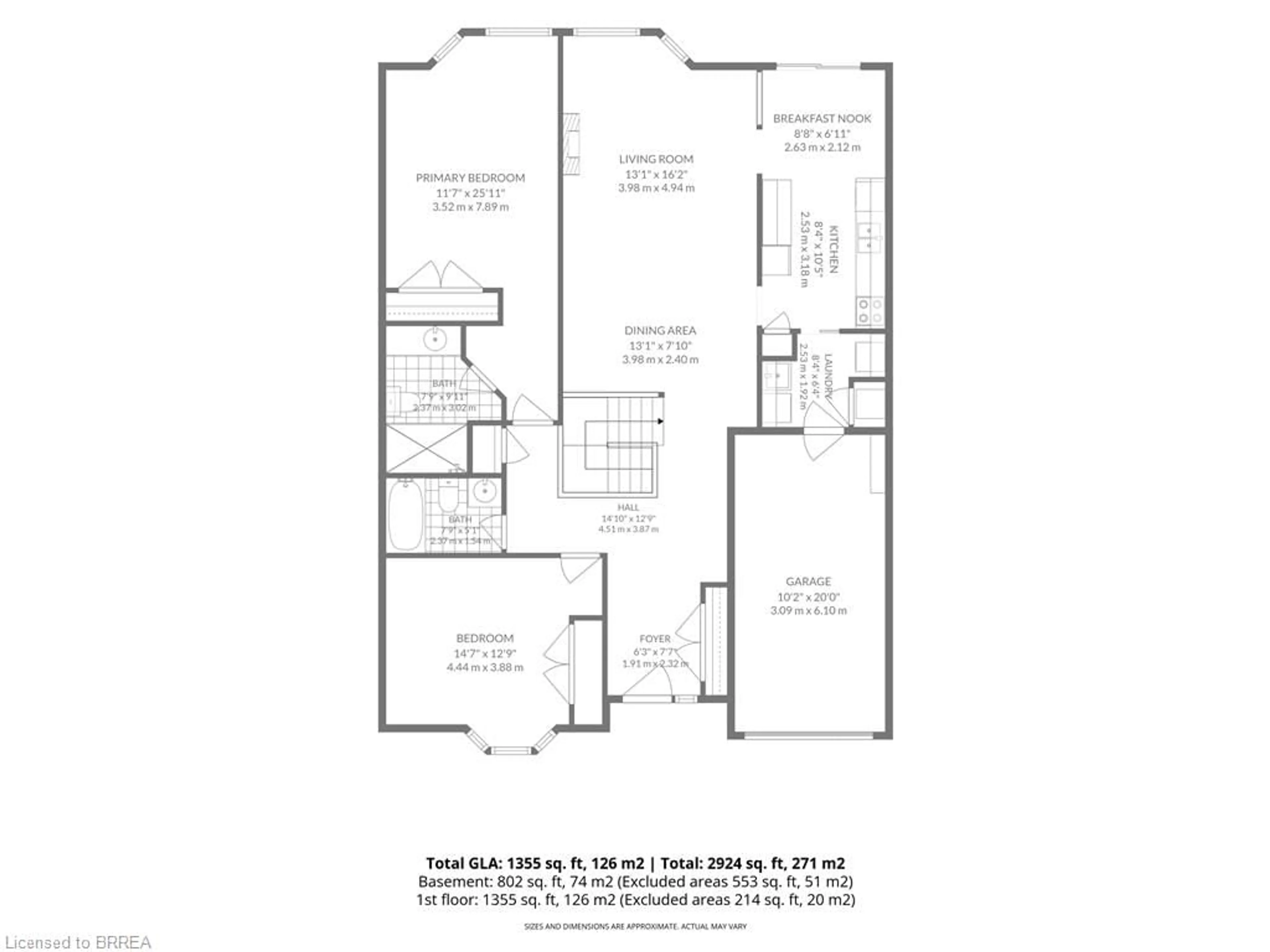 Floor plan for 22 Riveroaks Dr, Mount Hope Ontario L0R 1W0