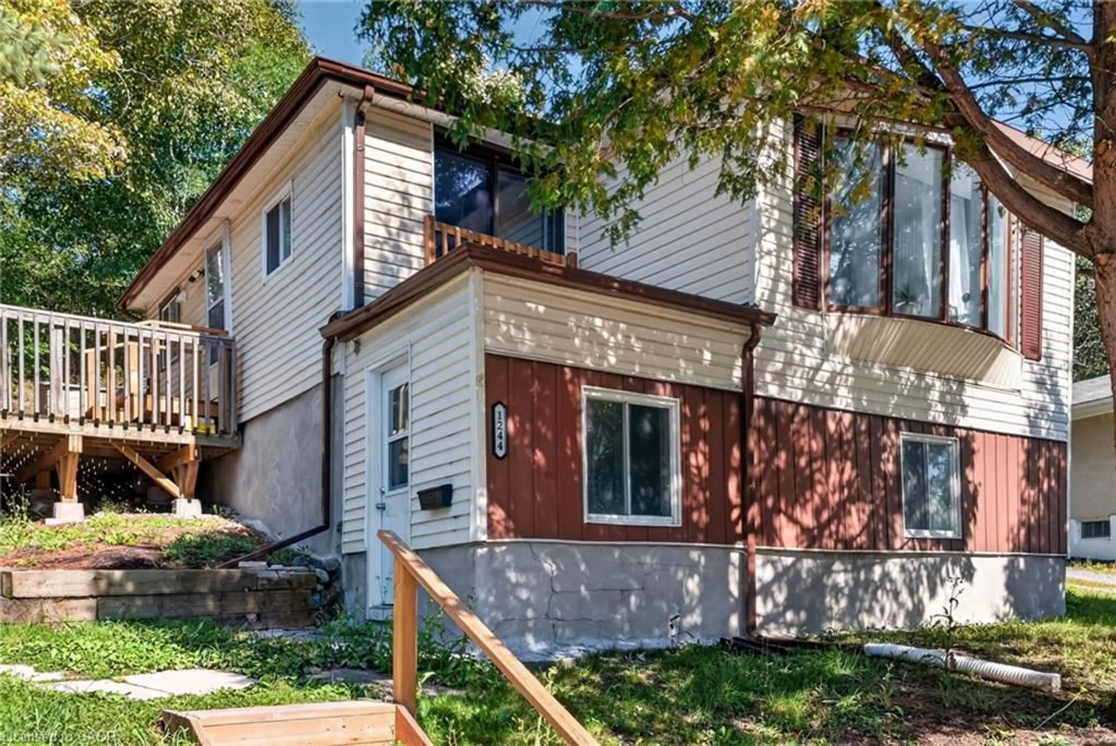 Home with vinyl exterior material, street for 1244 Martindale Rd, Sudbury Ontario P3E 4J5