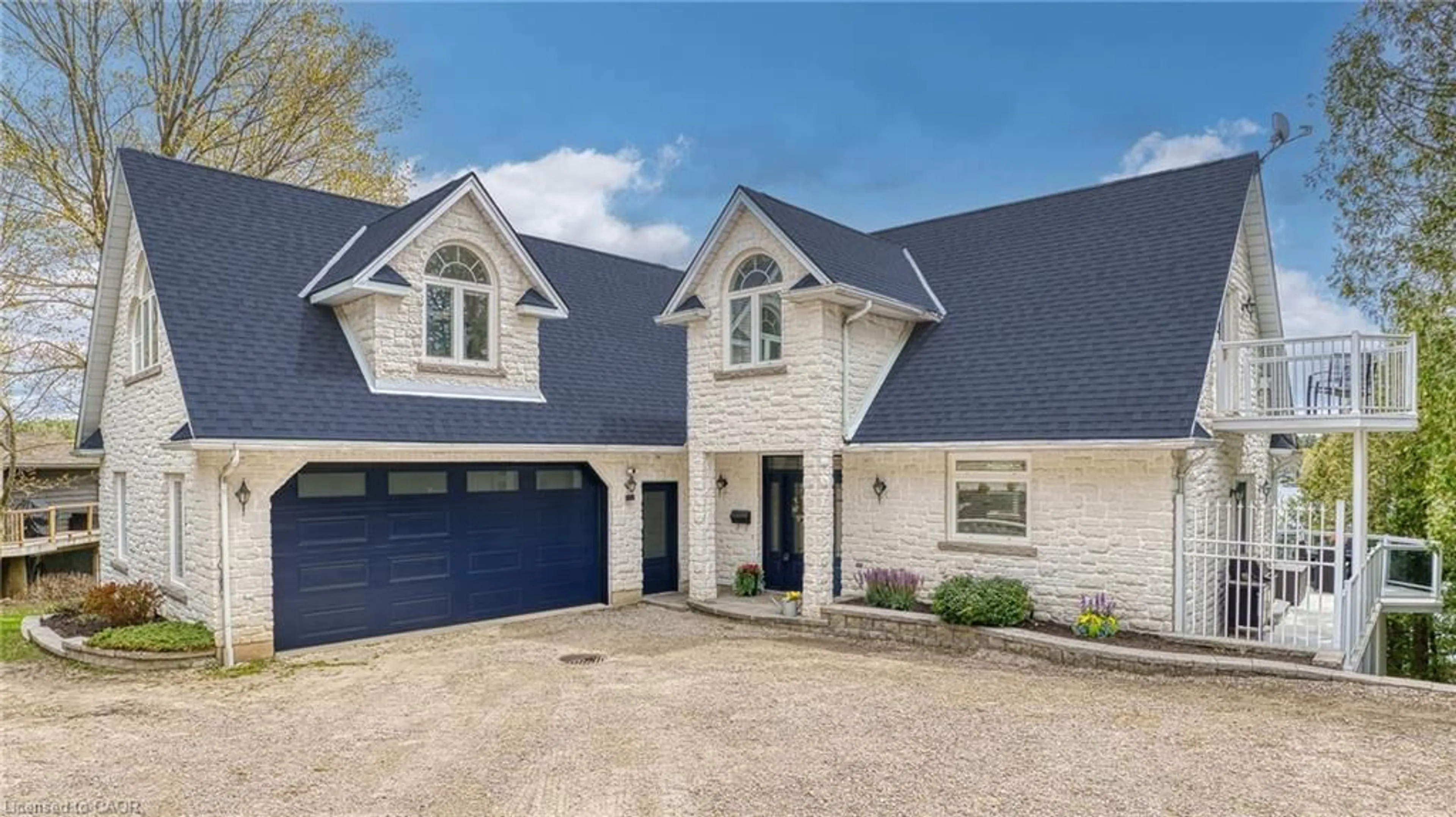 Home with brick exterior material, street for 461 Lake Rosalind Rd 4, Hanover Ontario N4N 3B9