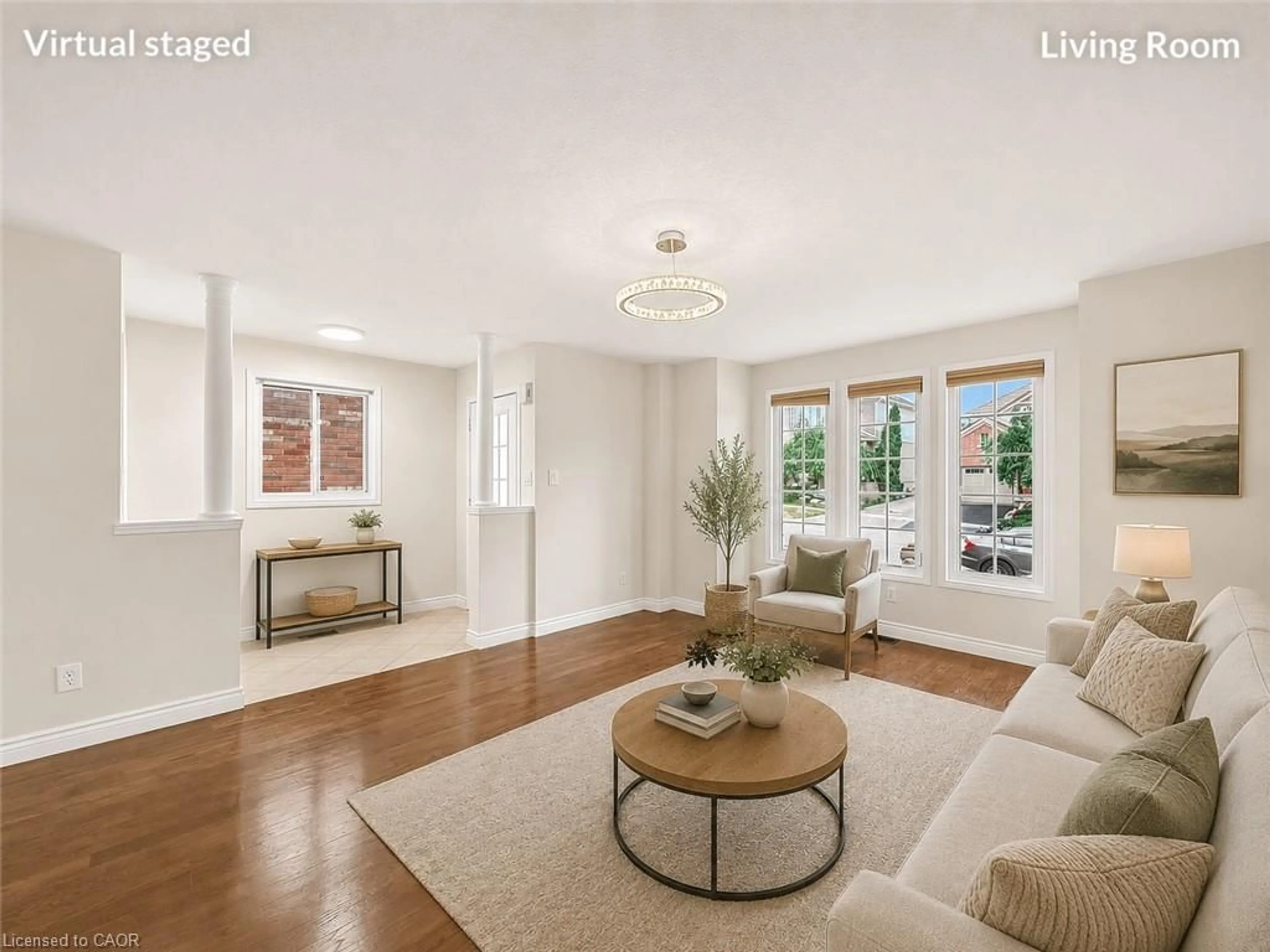 Living room with furniture, unknown for 424 Wake Robin Cres, Kitchener Ontario N2E 3L6