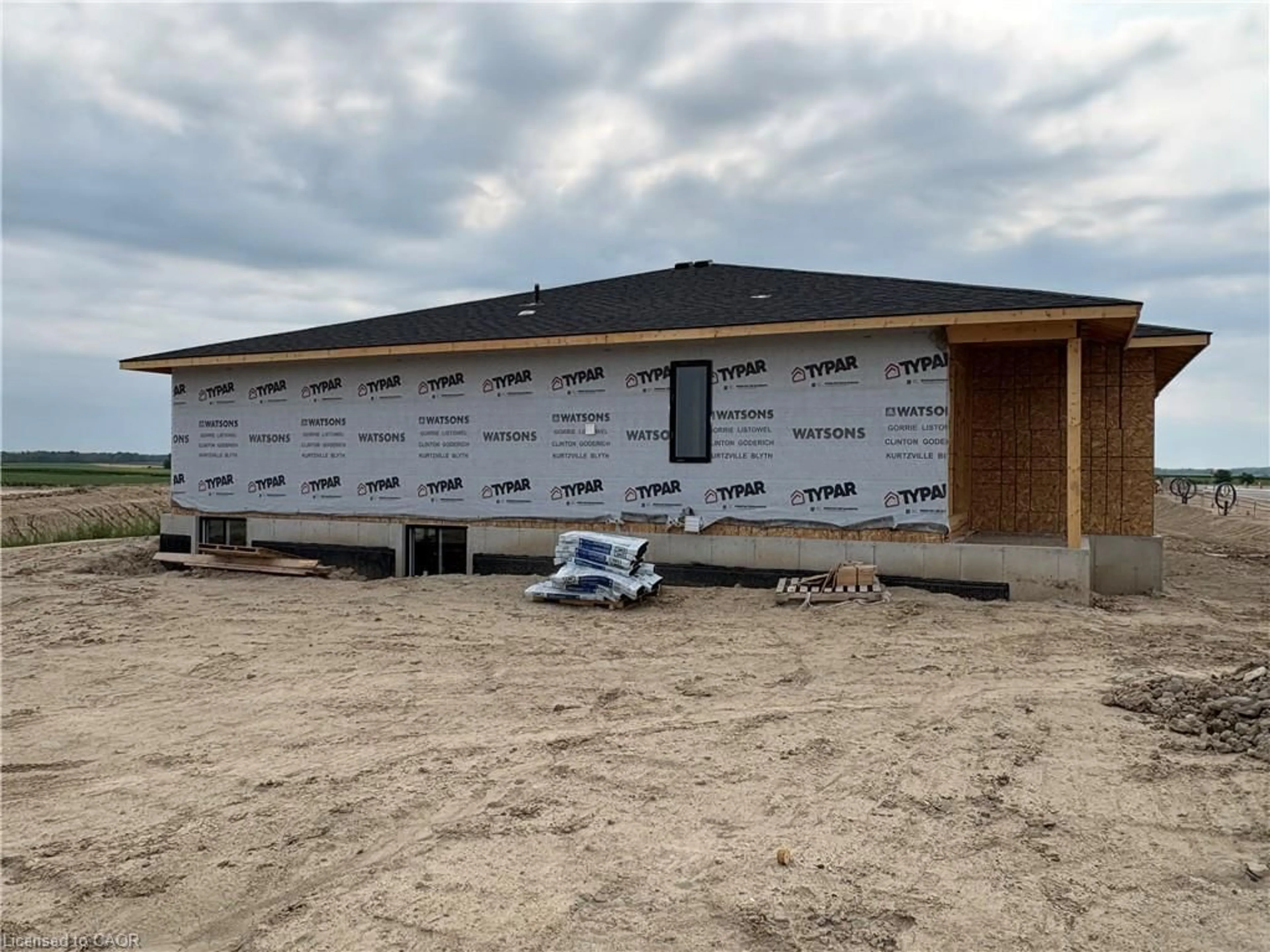 Home with vinyl exterior material, building for LOT 18 Mcnally Dr, Listowel Ontario N4W 4F5