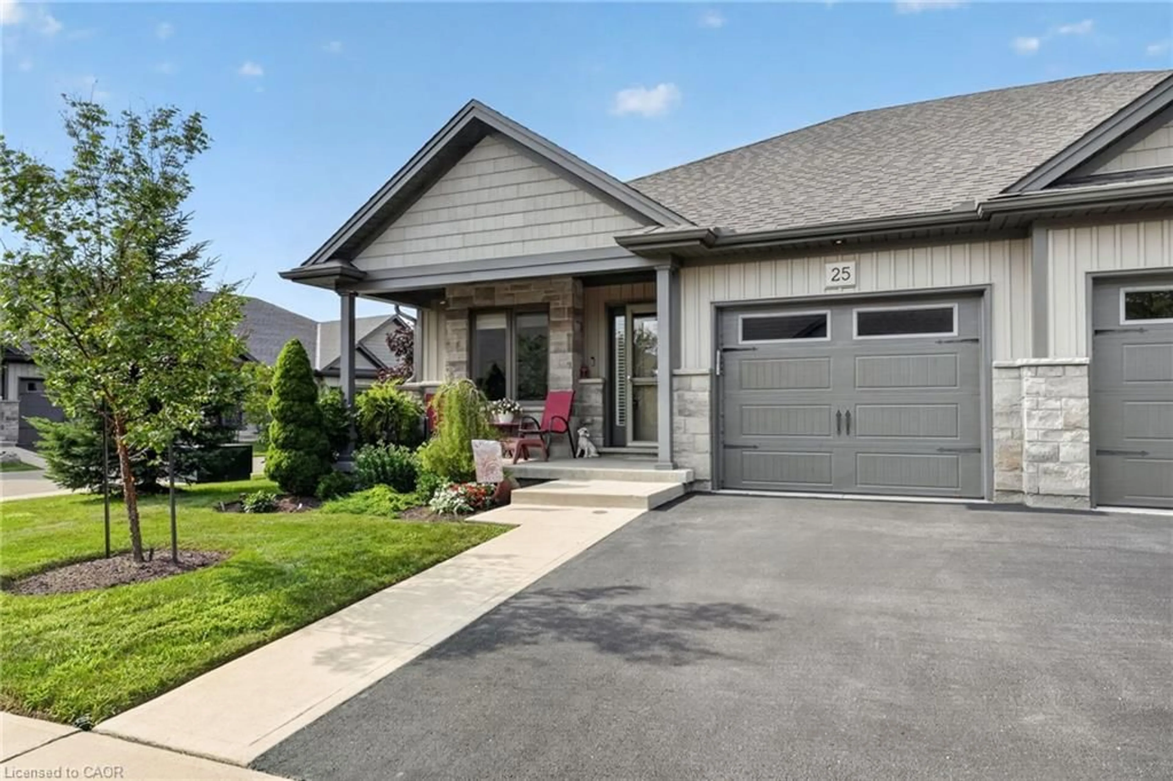 Home with brick exterior material, street for 25 Richard Cres, Smithville Ontario L0R 2A0