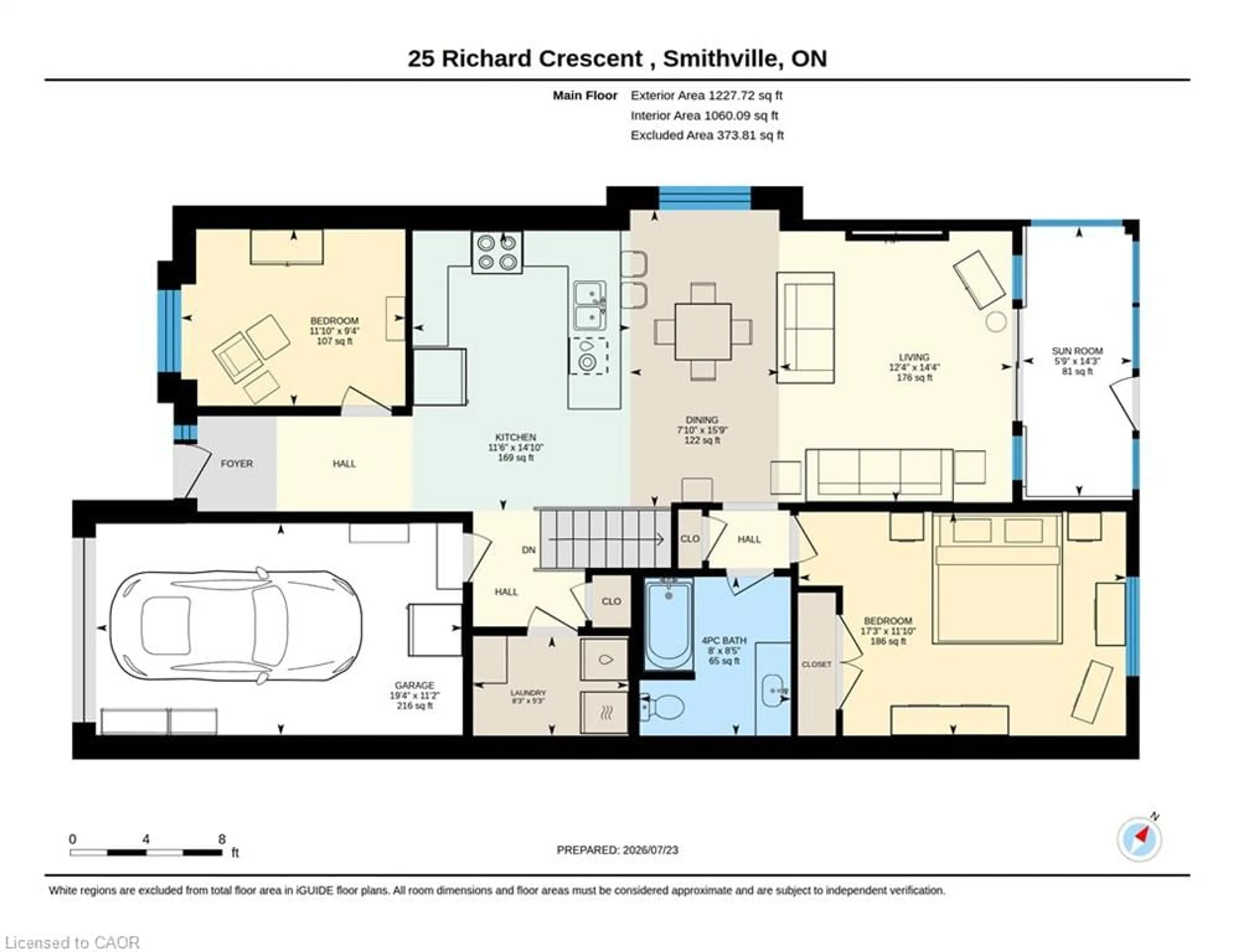 Floor plan for 25 Richard Cres, Smithville Ontario L0R 2A0
