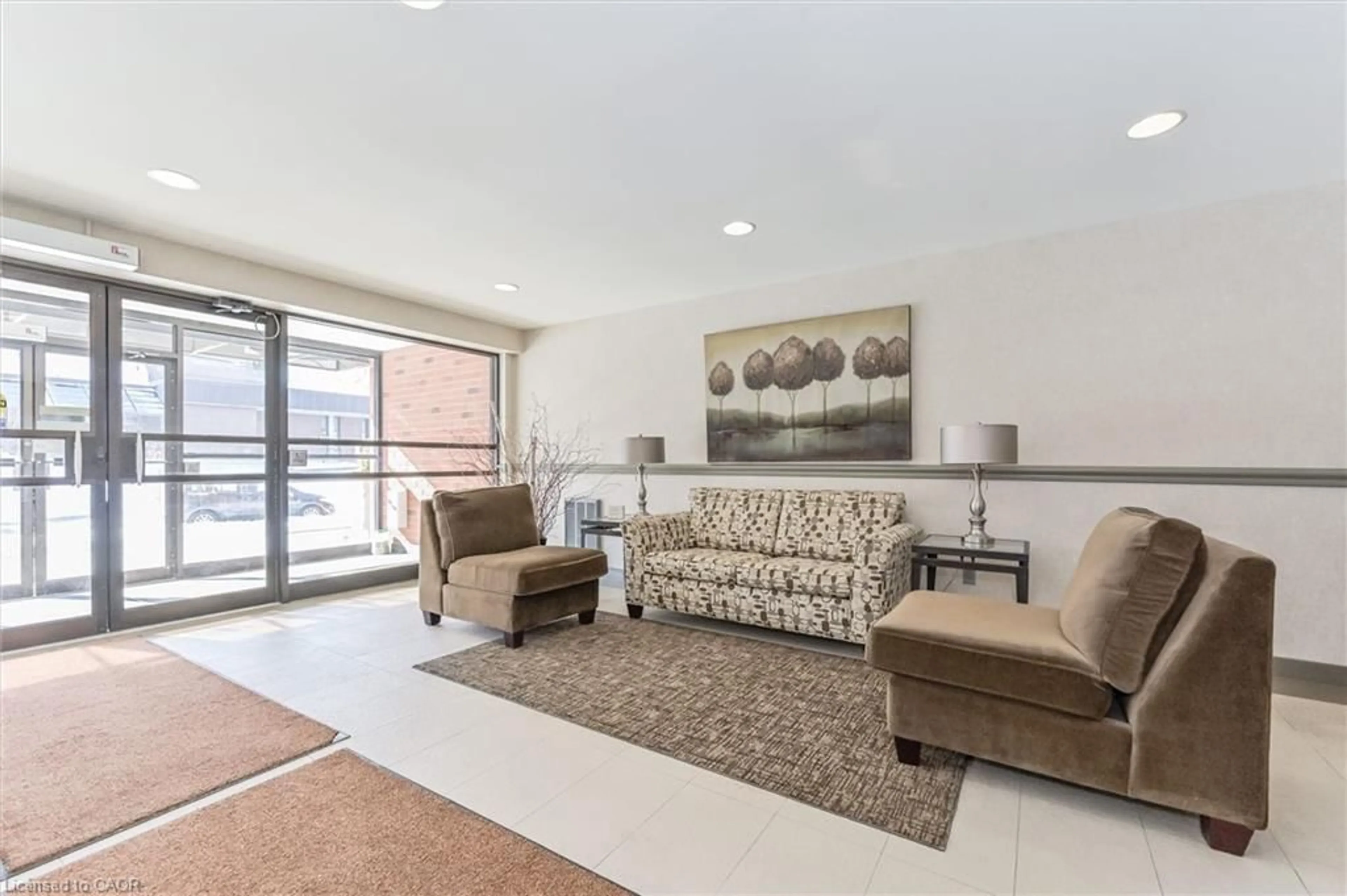 Living room with furniture, unknown for 20 Ellen St #408, Kitchener Ontario N2H 6R7
