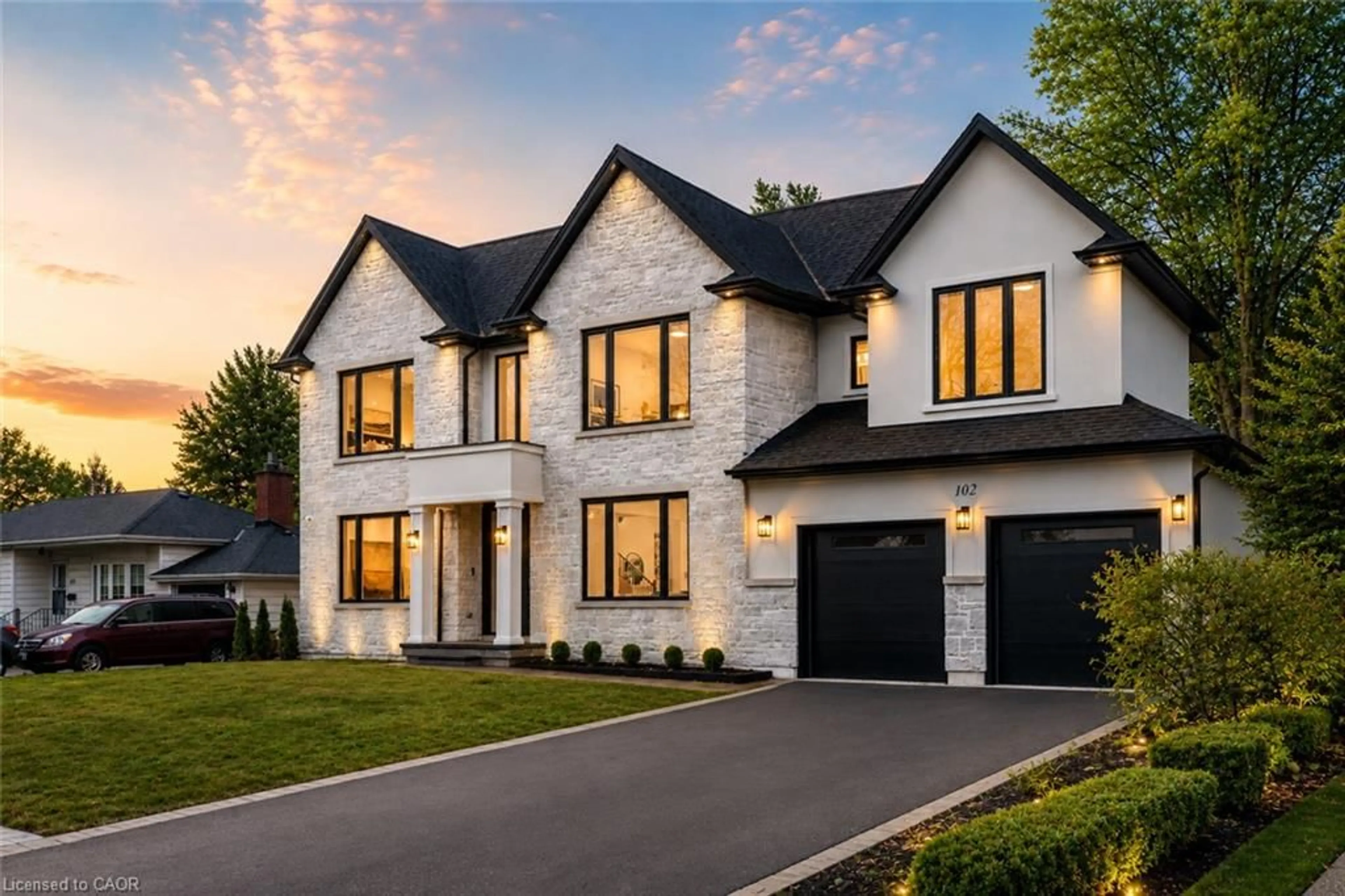 Home with brick exterior material, street for 102 Cumming Crt, Ancaster Ontario L9G 1V3