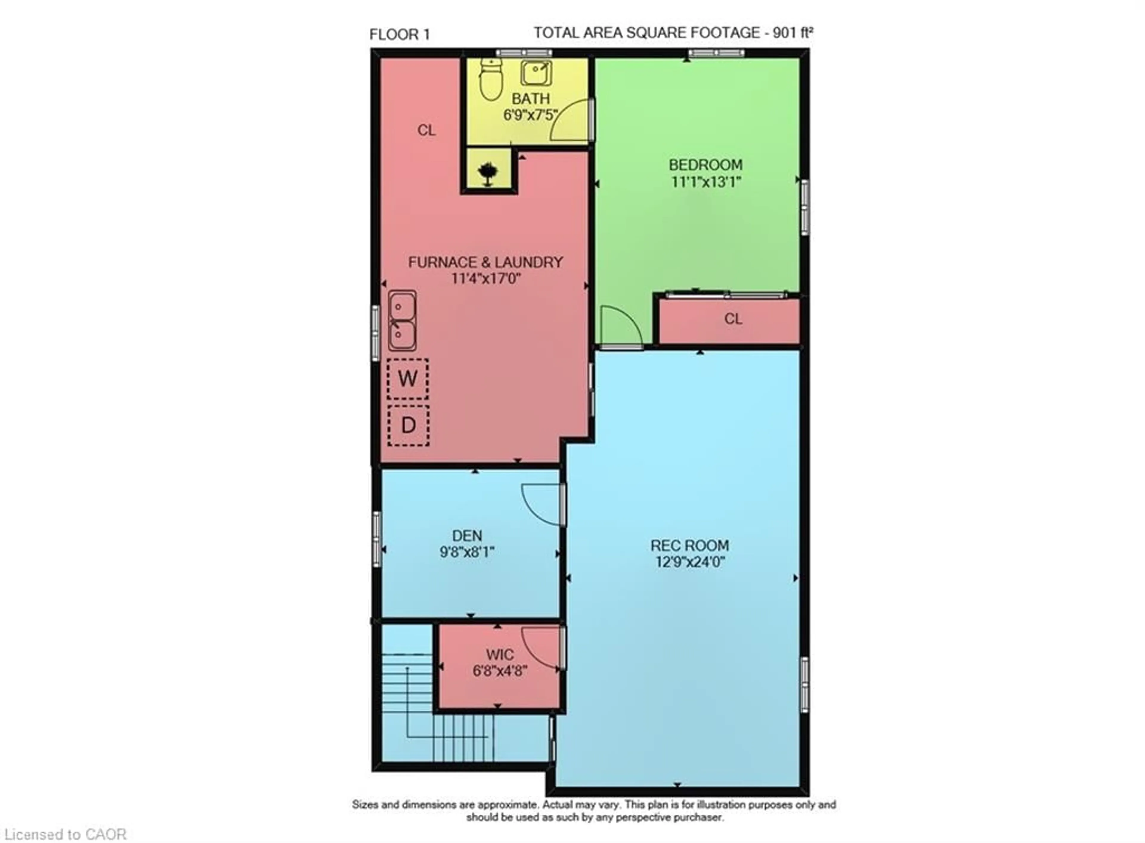 Floor plan for 133 Berwick St, Caledonia Ontario N3W 1E6