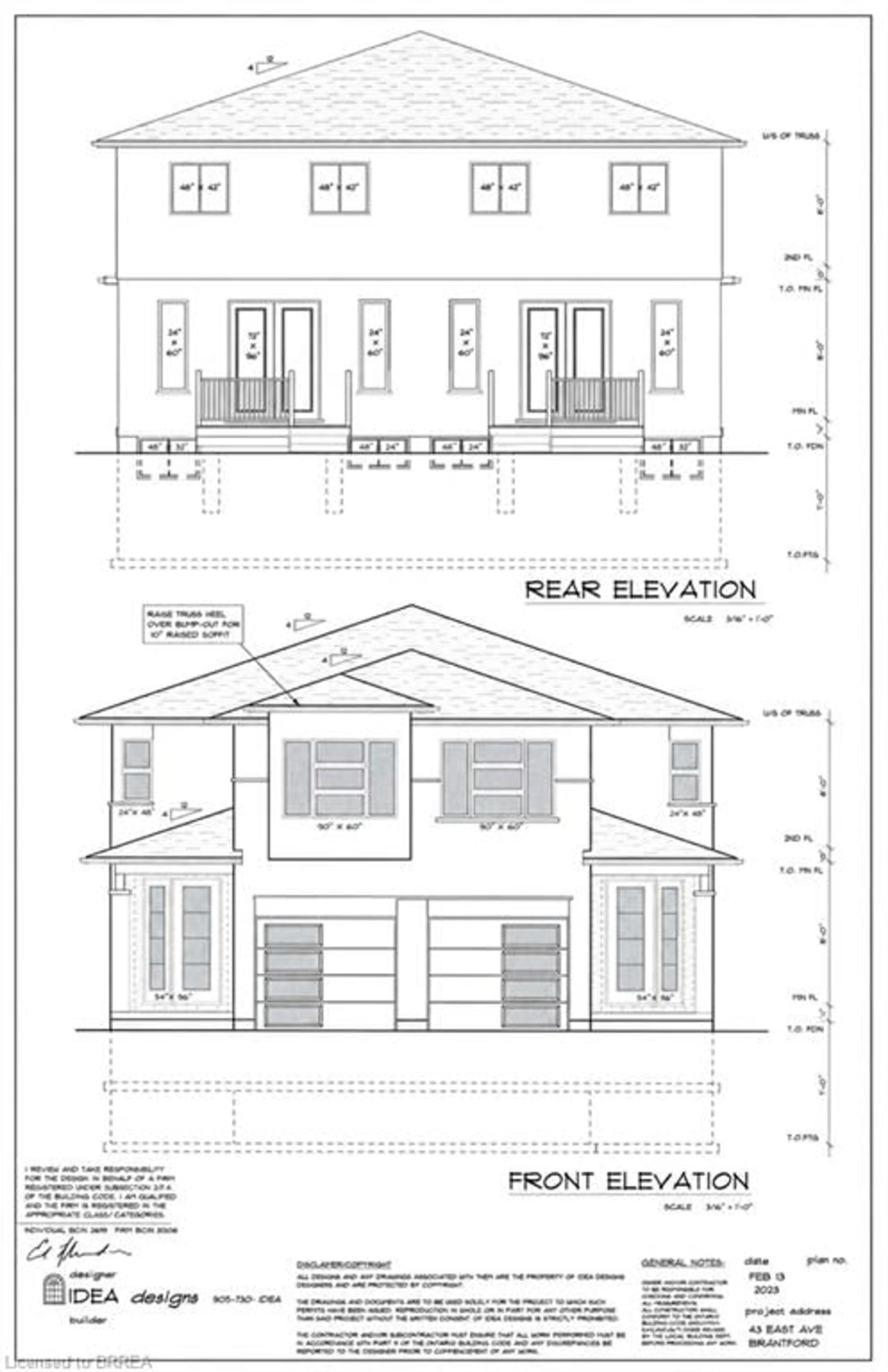 Floor plan for 43 East Ave #A, Brantford Ontario N3S 3L2