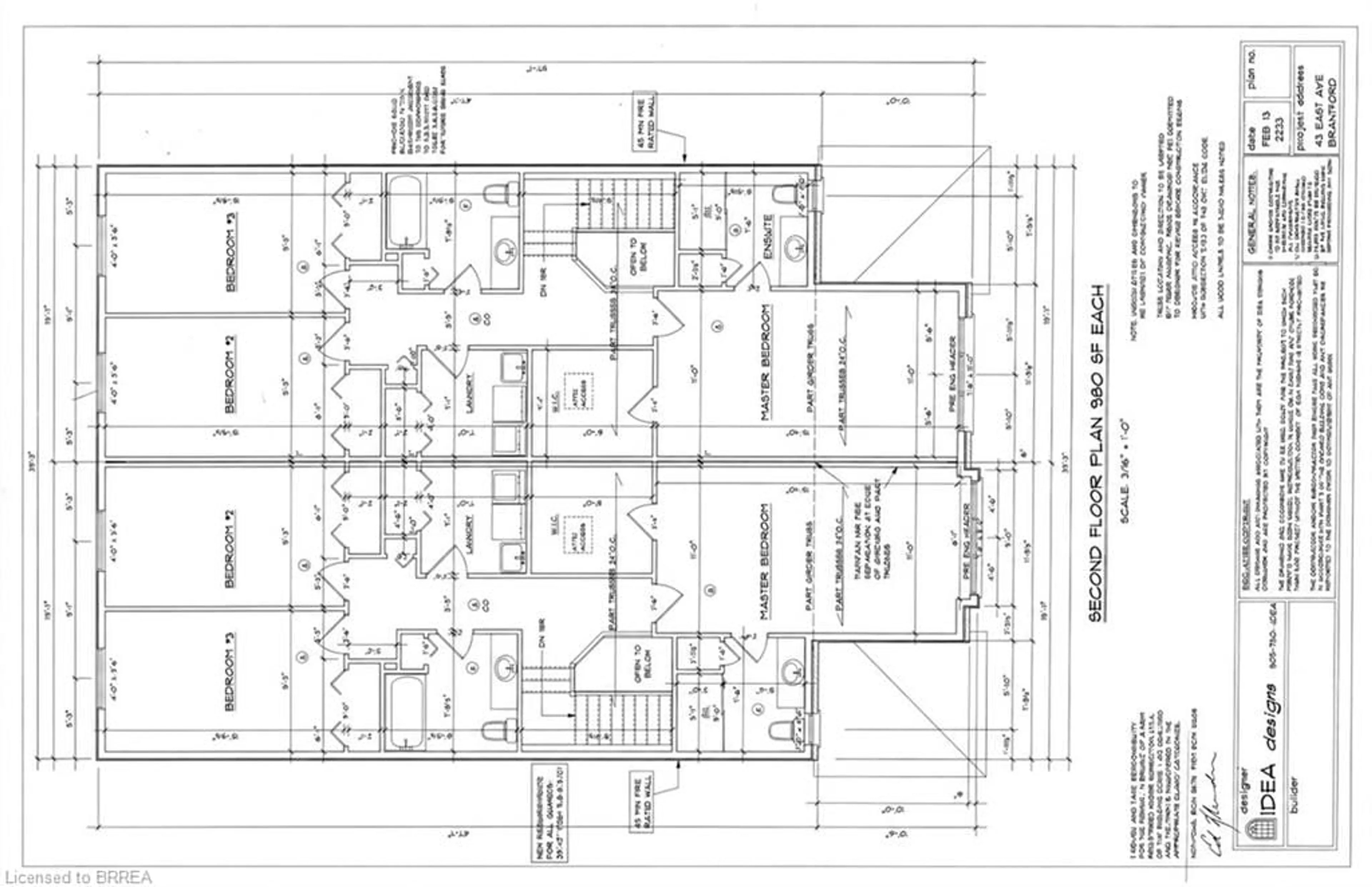 Floor plan for 43 East Ave #A, Brantford Ontario N3S 3L2