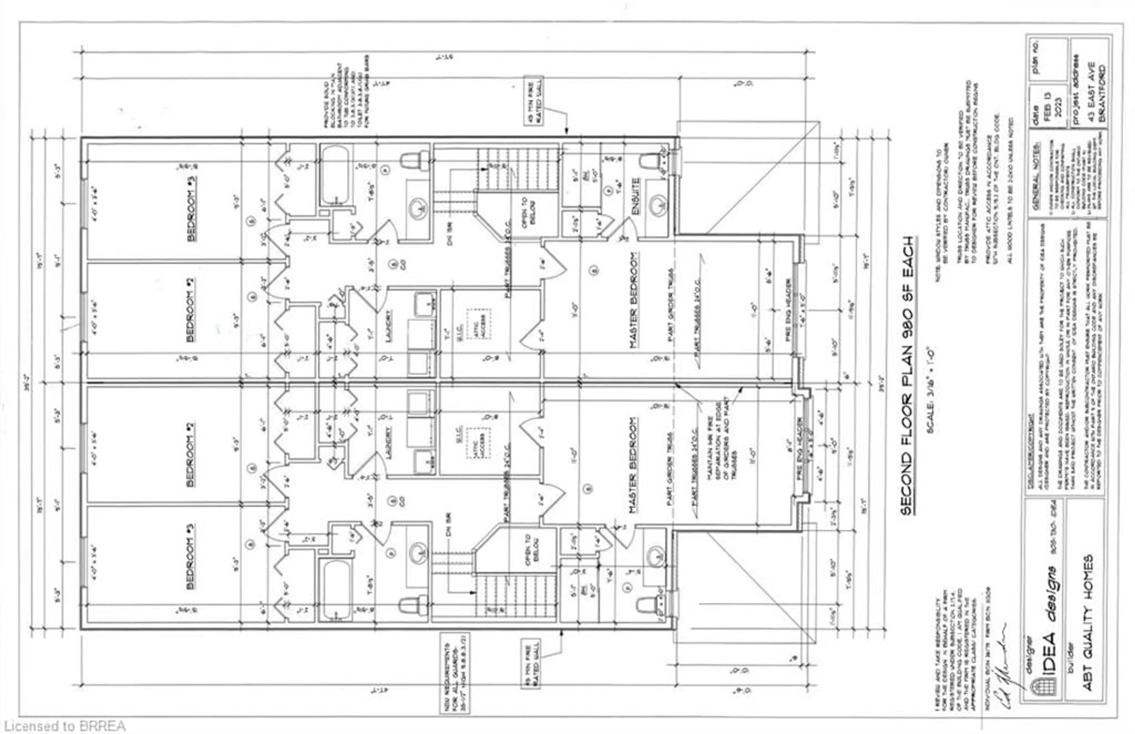 Floor plan for 43 East Ave #B, Brantford Ontario N3S 3L2