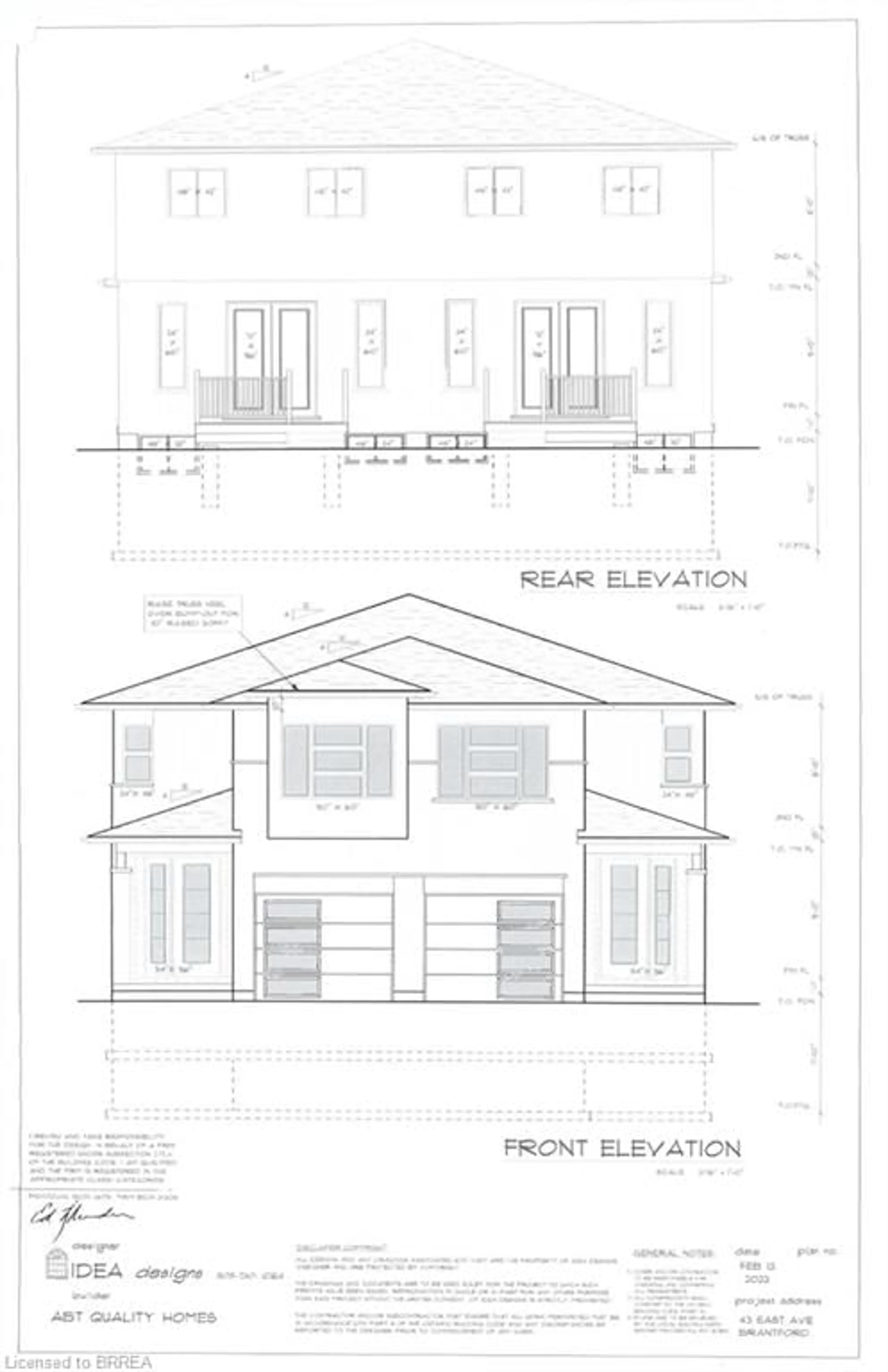 Floor plan for 43 East Ave #B, Brantford Ontario N3S 3L2