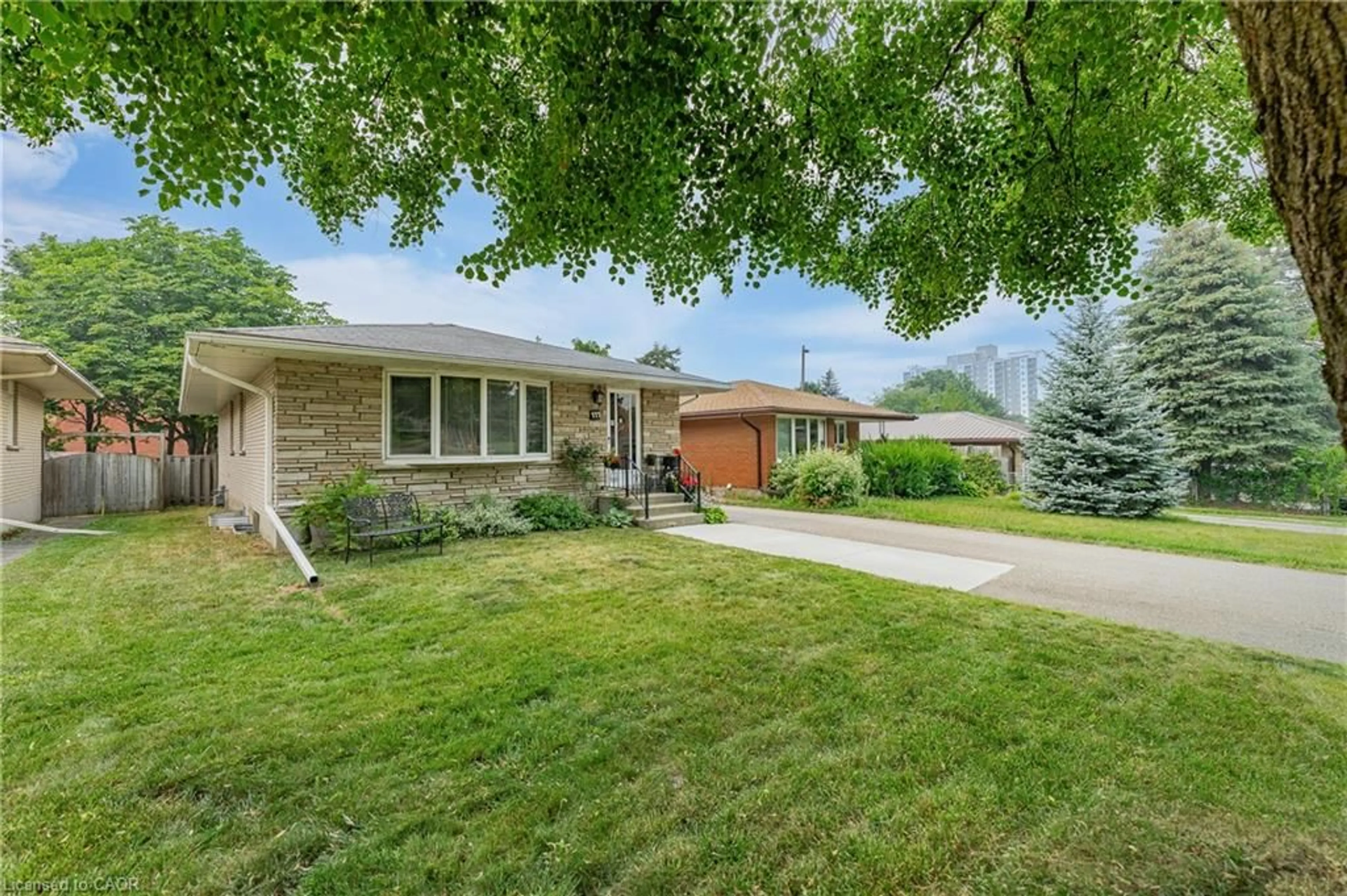Home with brick exterior material, street for 111 Kimberly Cres, Kitchener Ontario N2E 1C8
