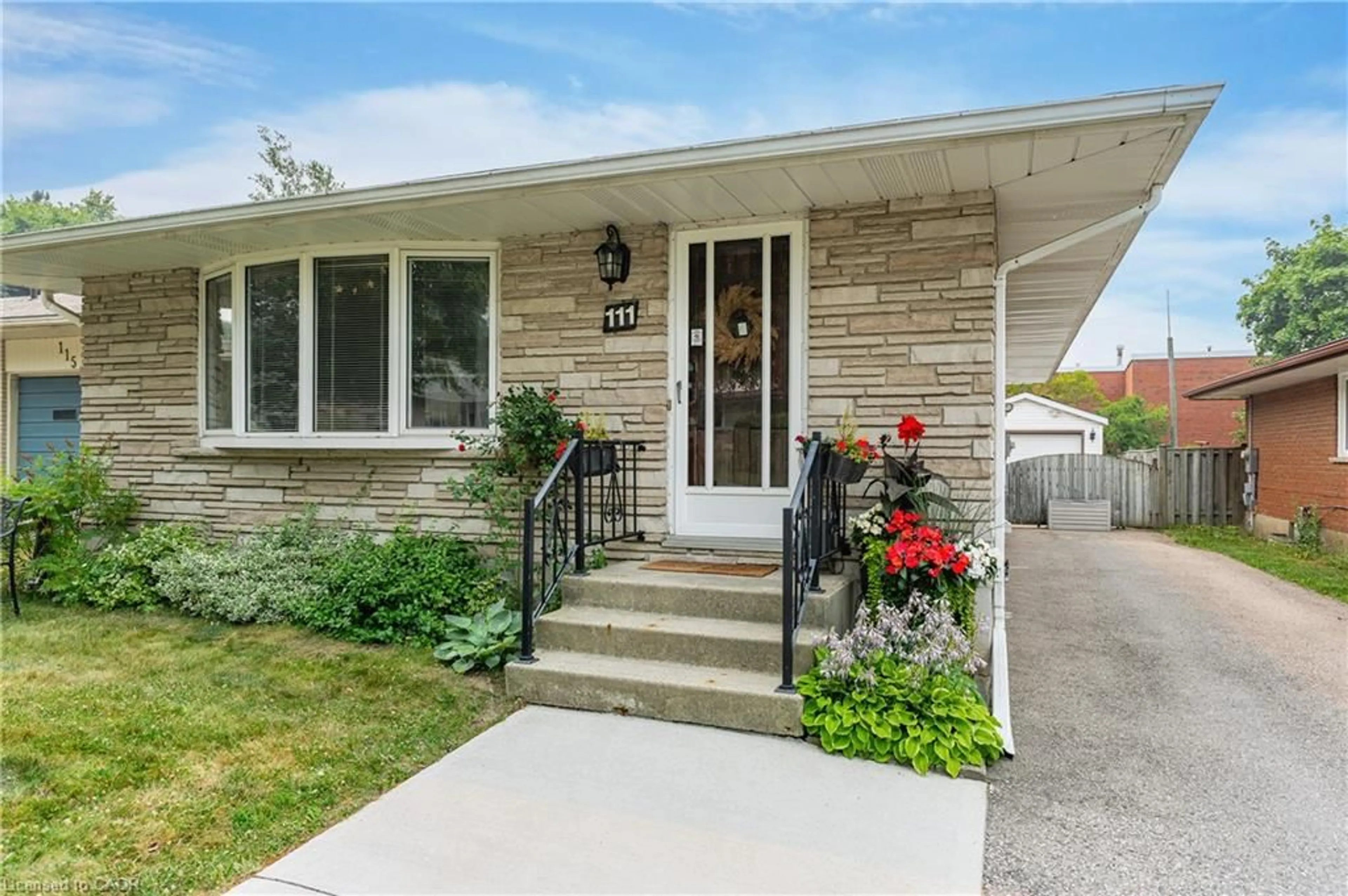 Home with brick exterior material, street for 111 Kimberly Cres, Kitchener Ontario N2E 1C8