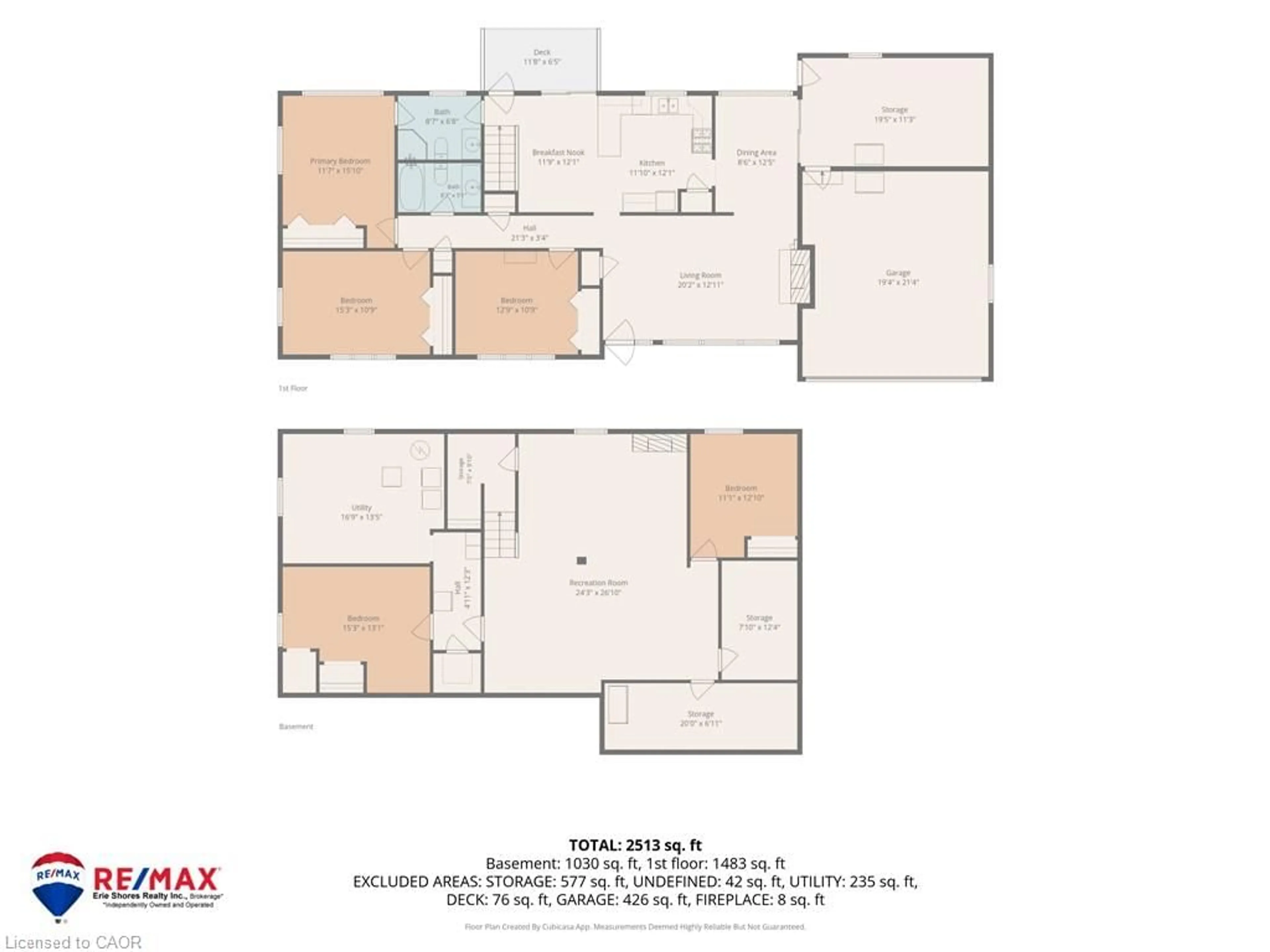 Floor plan for 4710 #59 Hwy, Norfolk County Ontario N0J 1E0