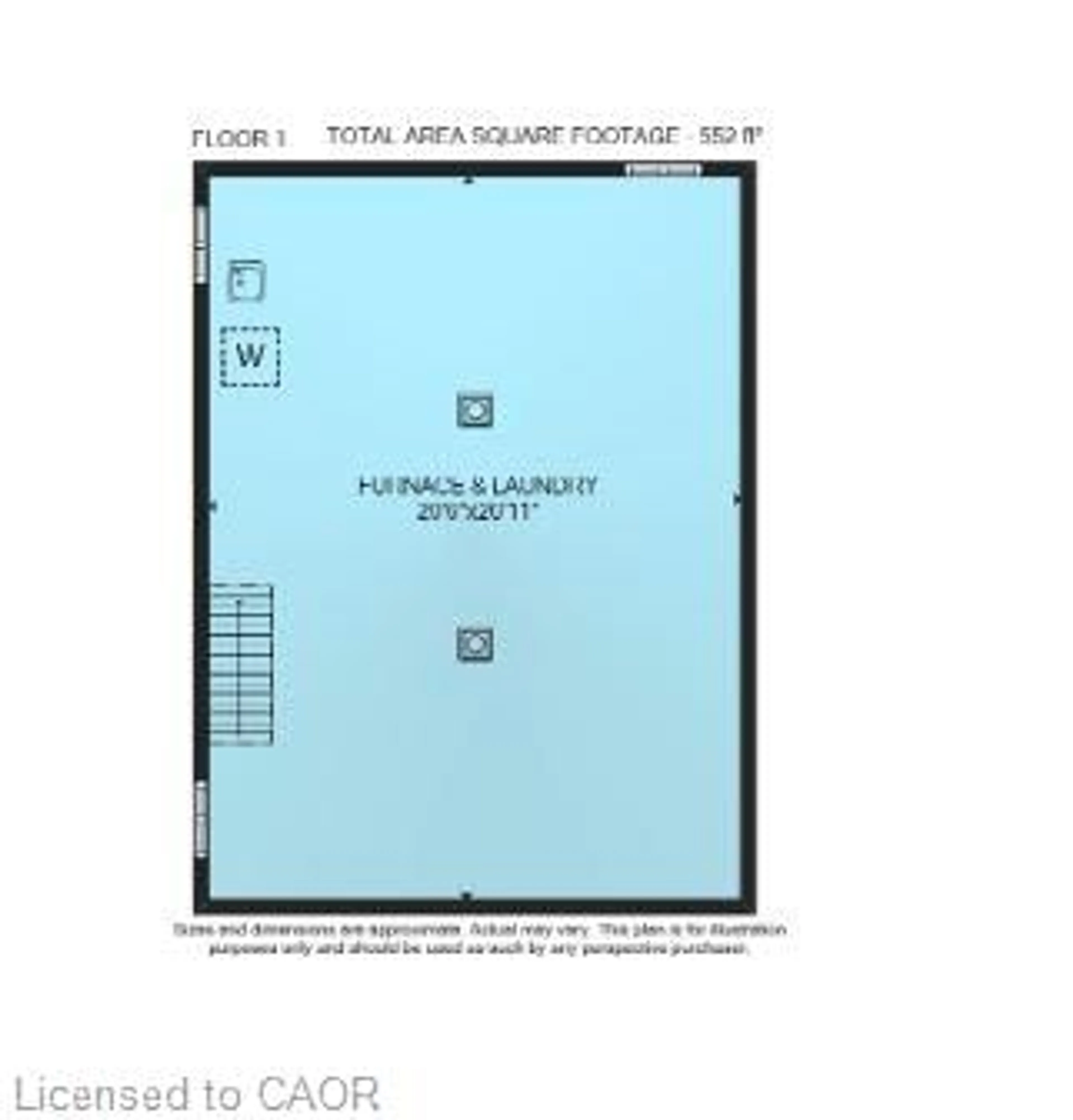Floor plan for 103 Mary St, Hamilton Ontario L8R 1K4