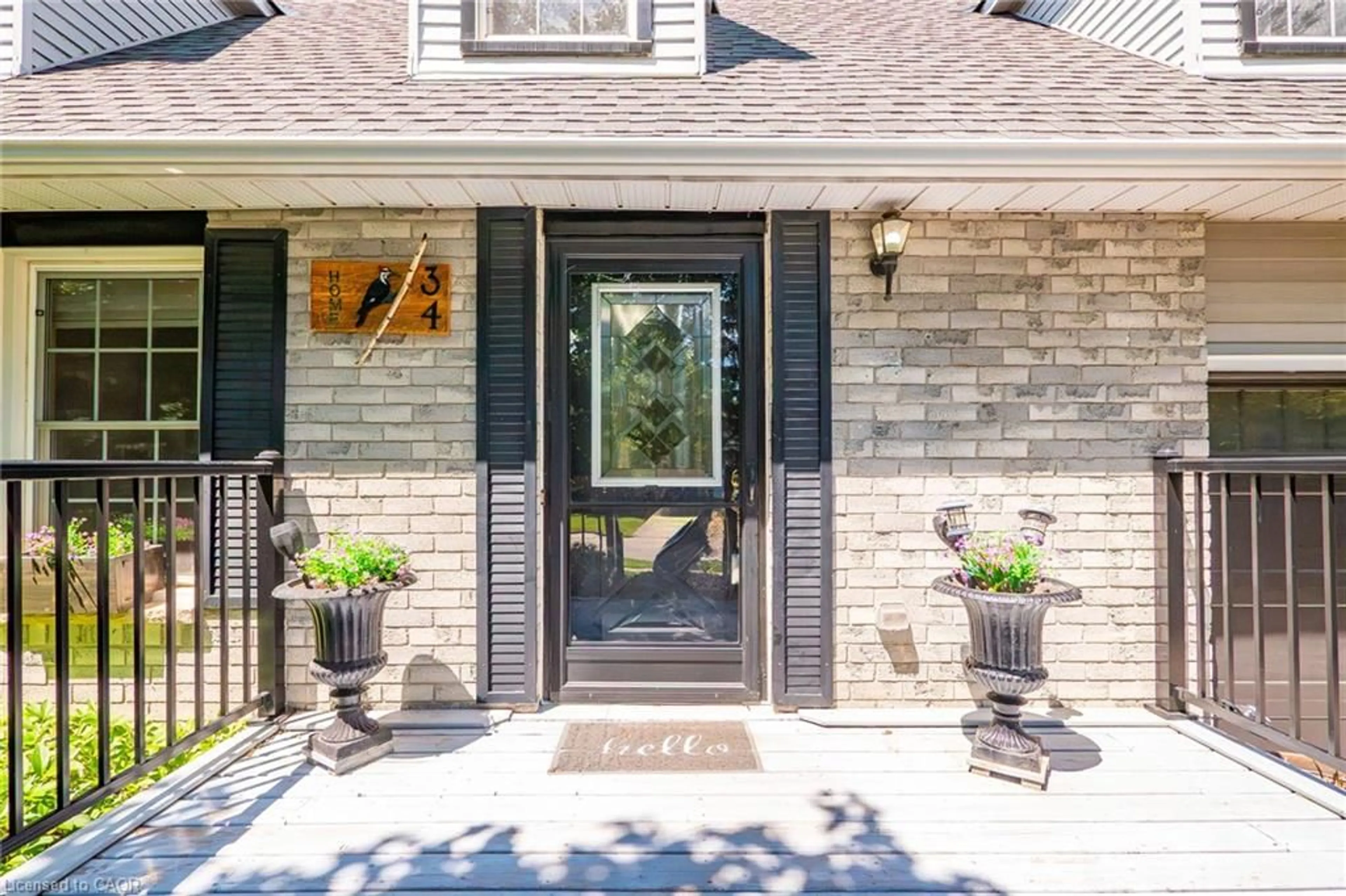 Home with brick exterior material, street for 34 Peachtree Cres, Cambridge Ontario N1S 4W5
