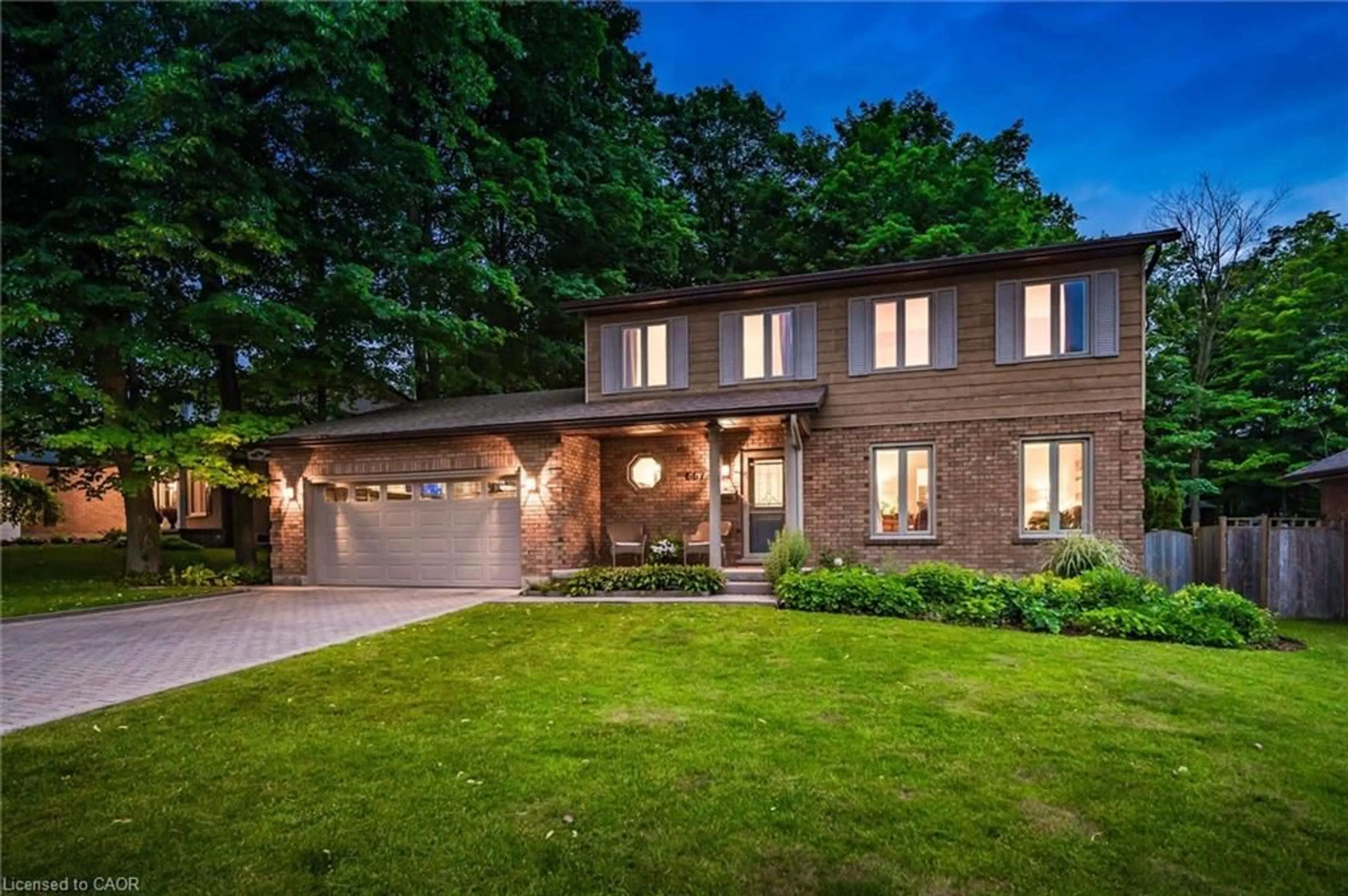 Home with brick exterior material, street for 667 Fern Rd, Waterloo Ontario N2V 1G4