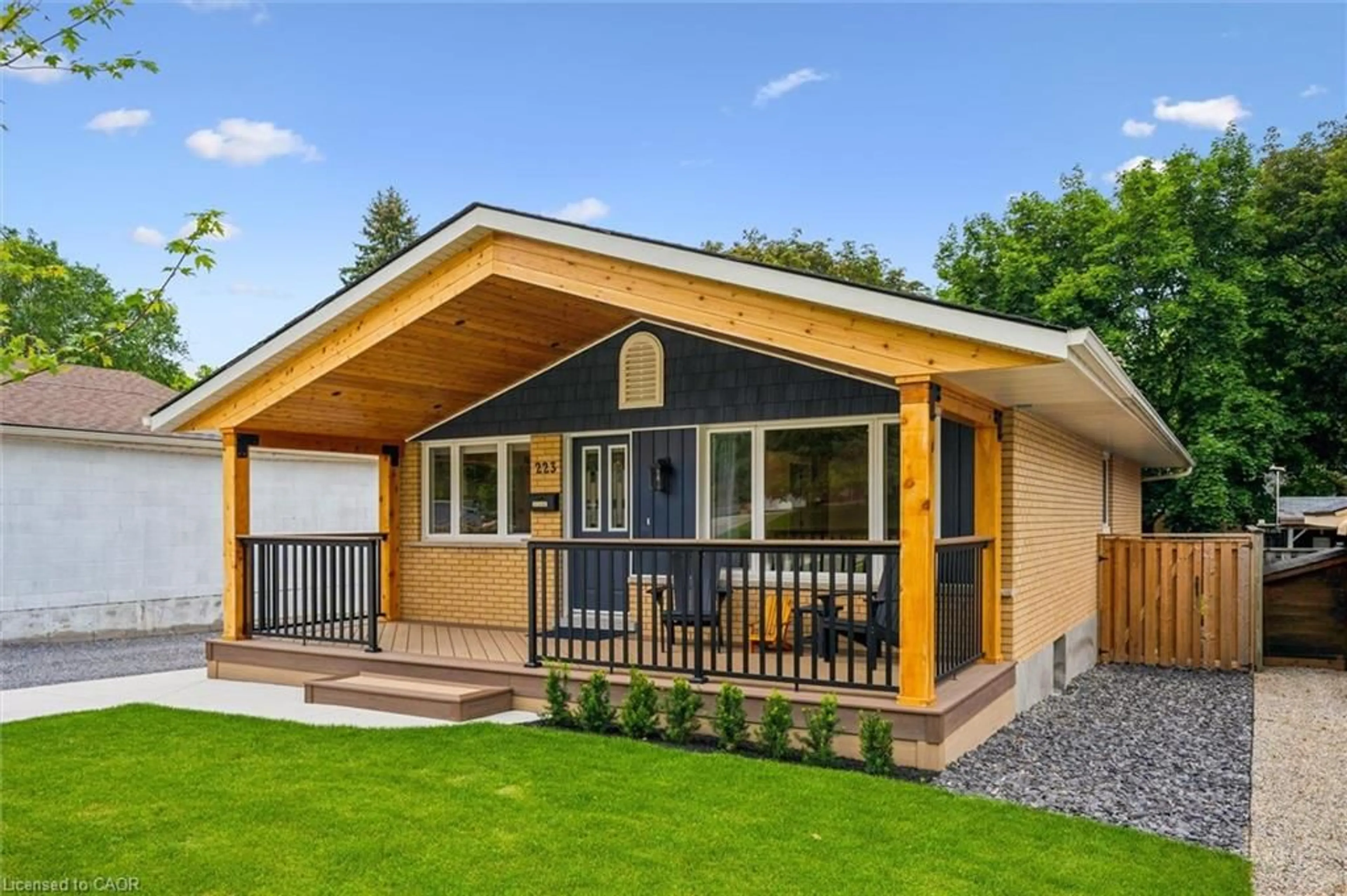 Home with vinyl exterior material, street for 223 Carter Ave, Waterloo Ontario N2J 3K7