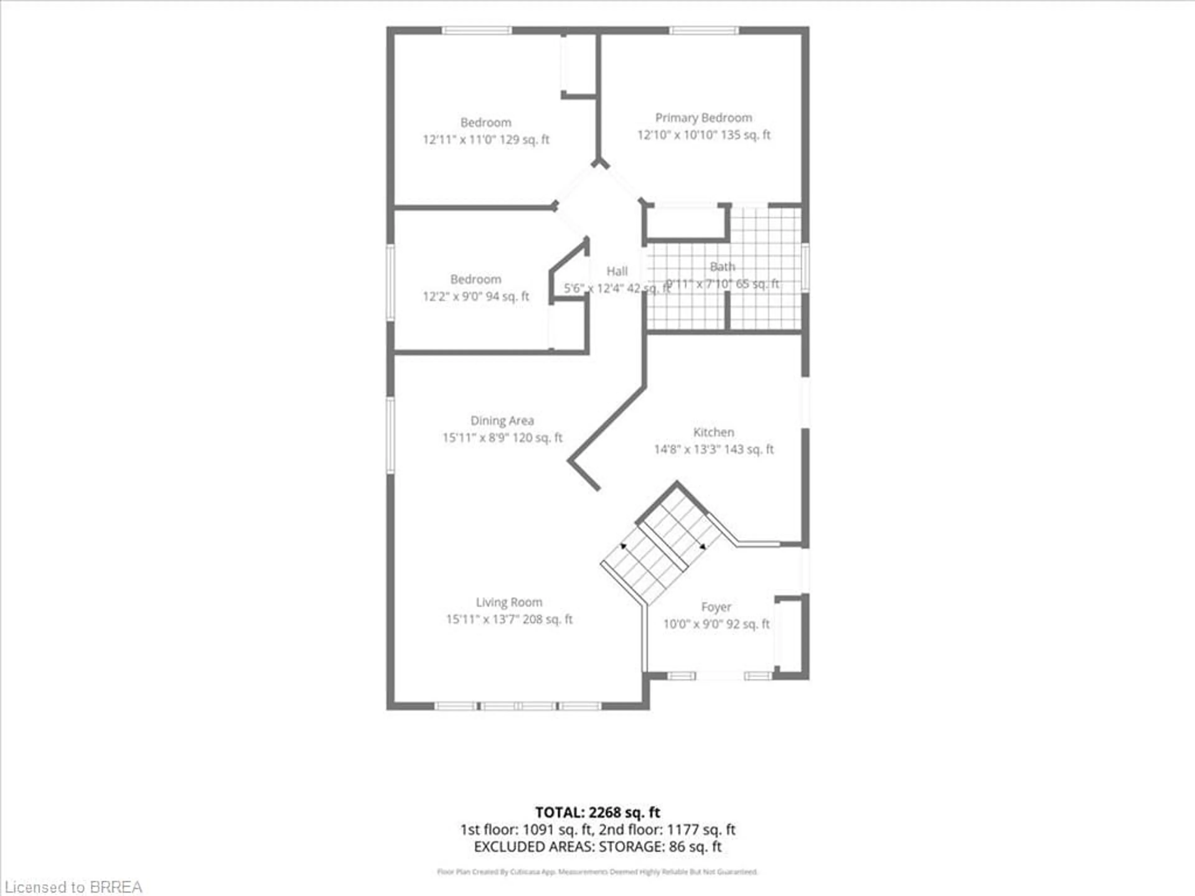 Floor plan for 55 Olivetree Rd, Brantford Ontario N3R 7Z4