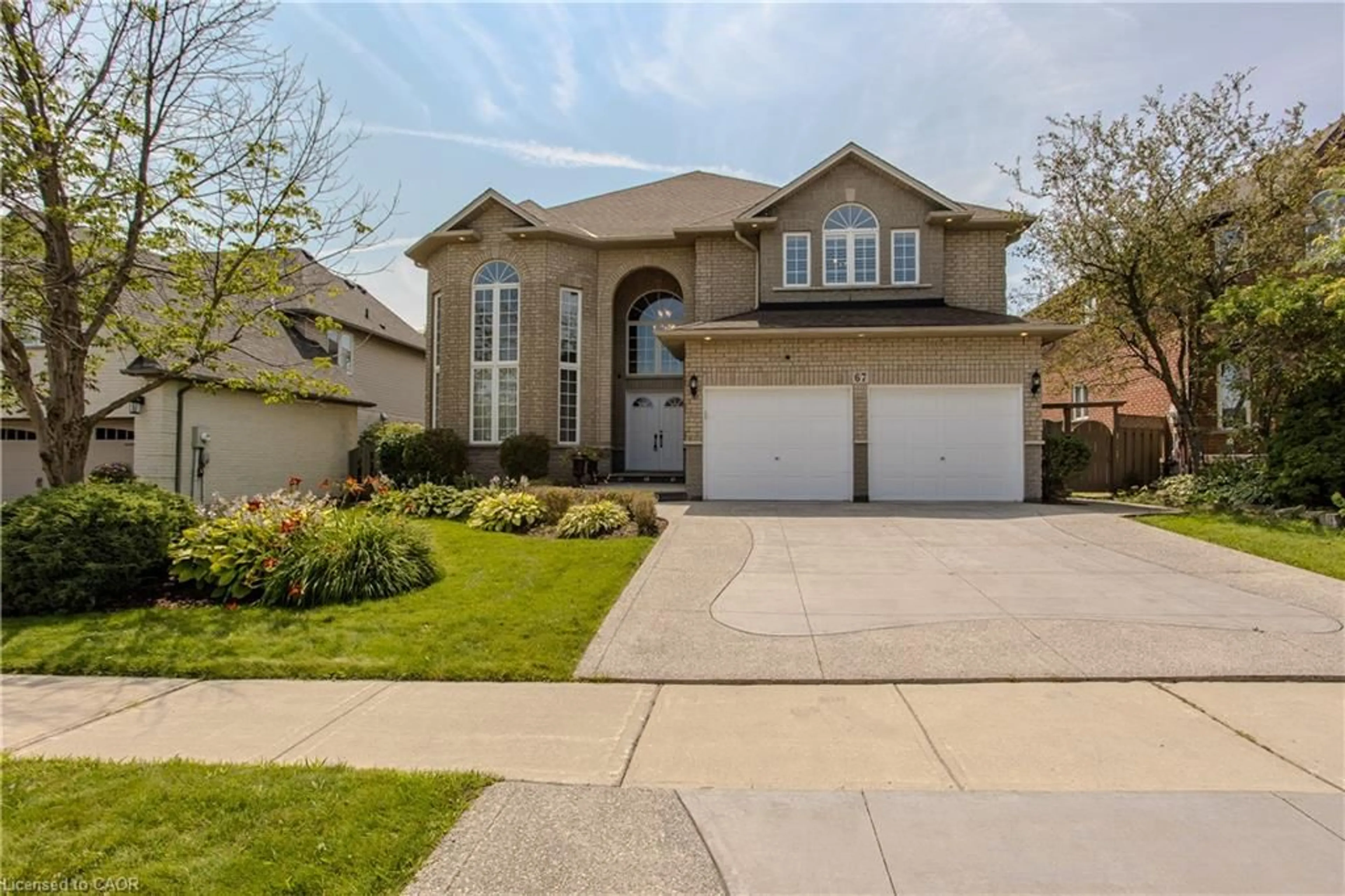 Home with brick exterior material, street for 67 Walcotte Ave, Ancaster Ontario L9K 1M8