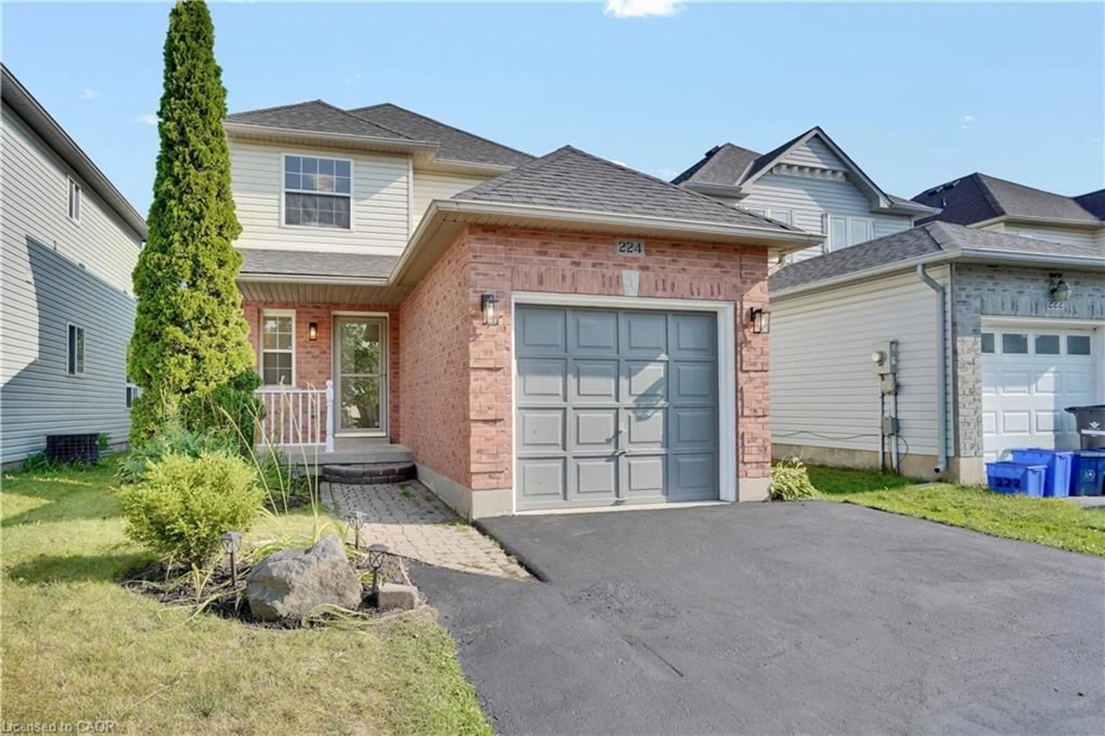 Home with brick exterior material, street for 224 Hilltop Dr, Ayr Ontario N0B 1E0