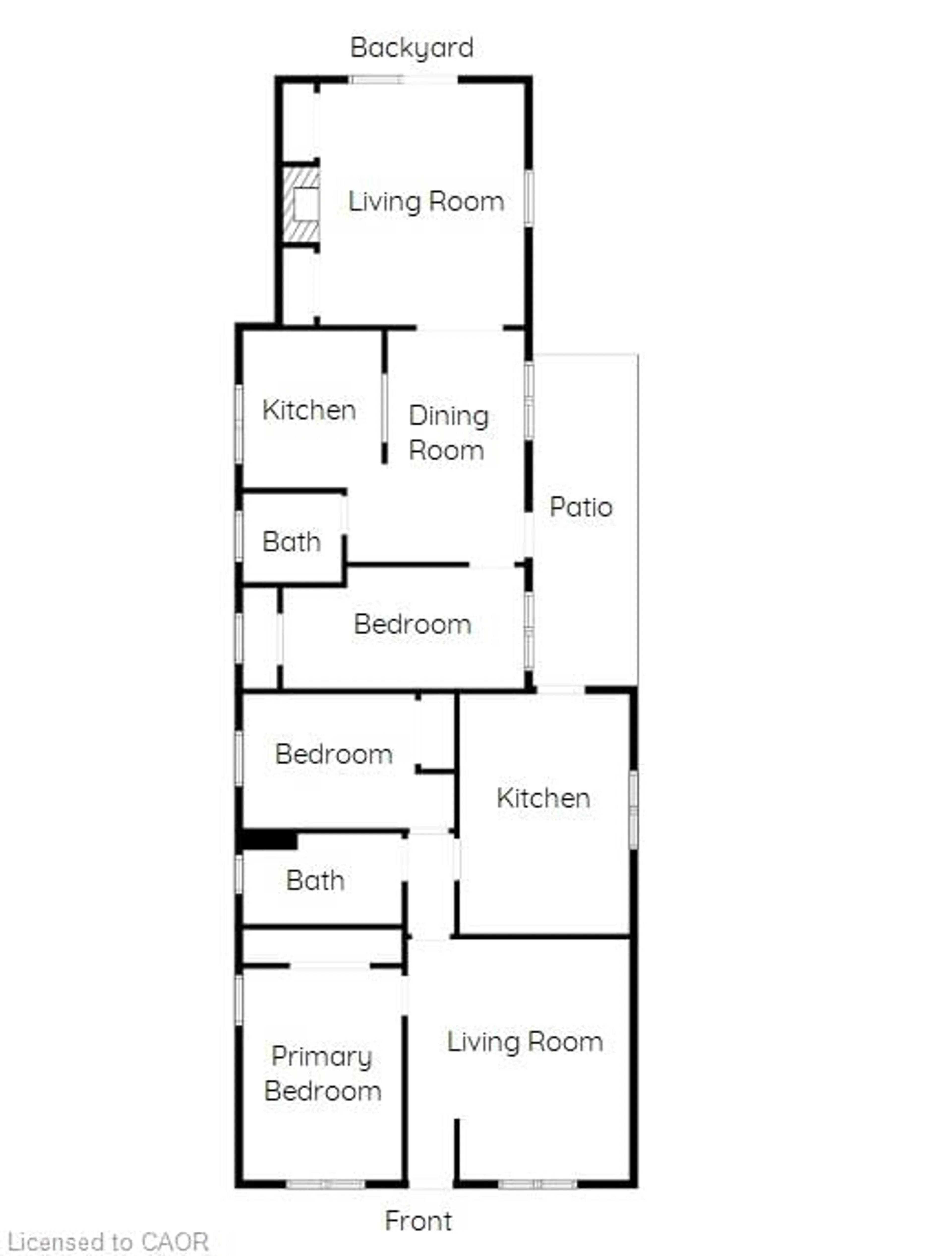 Floor plan for 340 King St, Dundas Ontario L9H 1W7