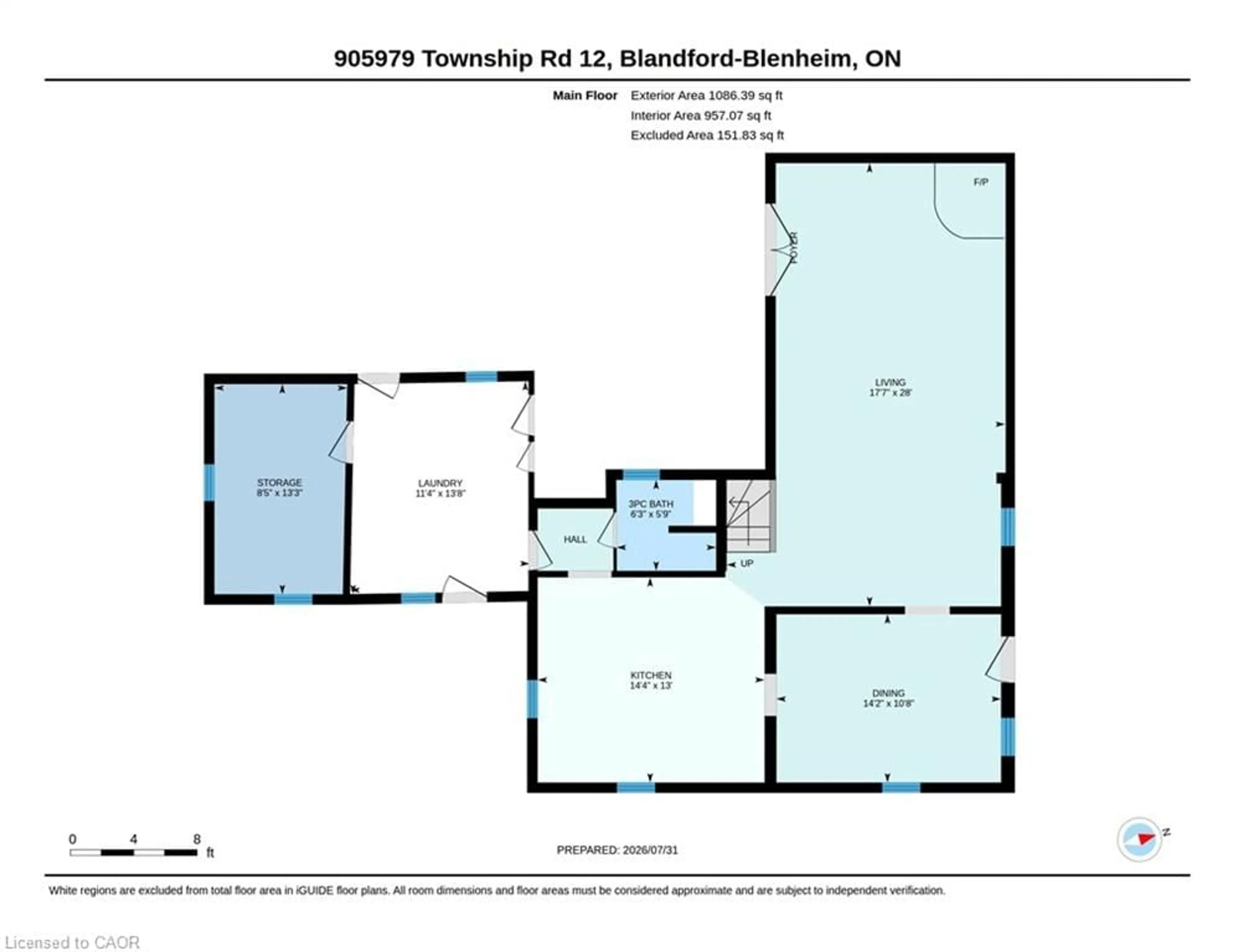 Floor plan for 905979 Township Rd 12, Bright Ontario N0J 1B0