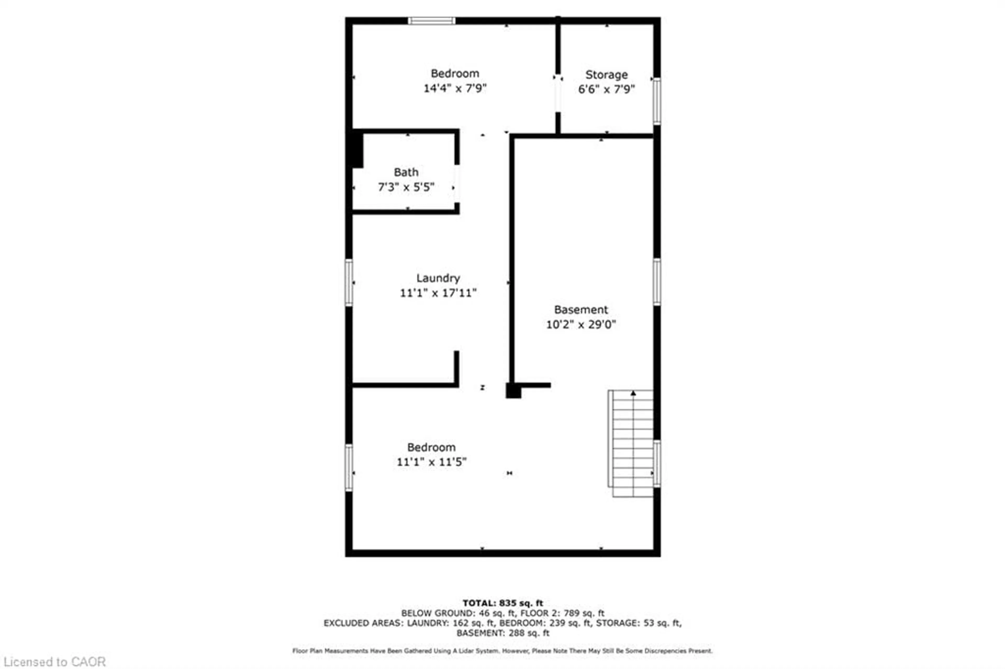 Floor plan for 80 Carling Terr, Wingham Ontario N0G 2W0
