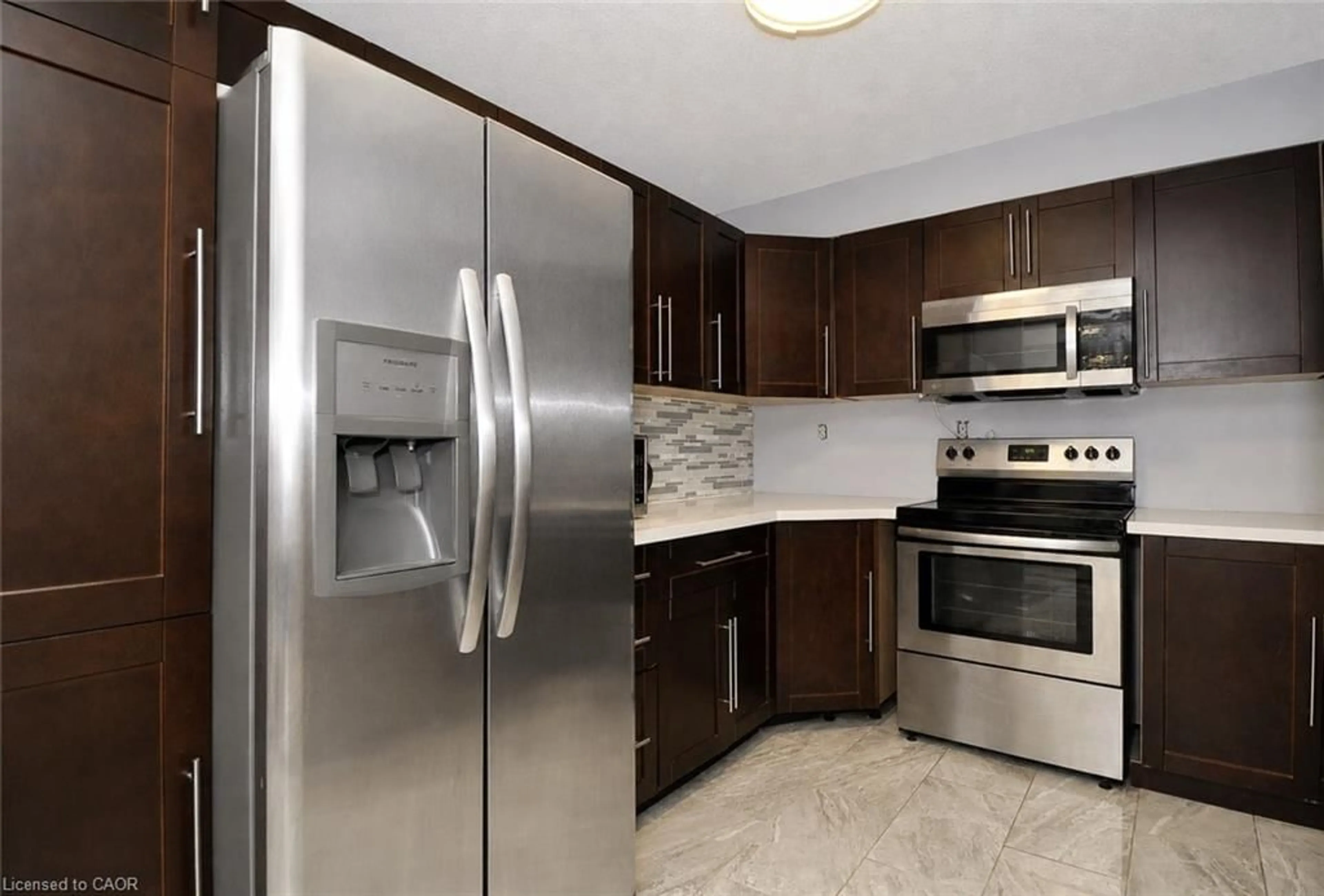 Standard kitchen, ceramic/tile floor for 3227 King St #105, Kitchener Ontario N2A 3Z9