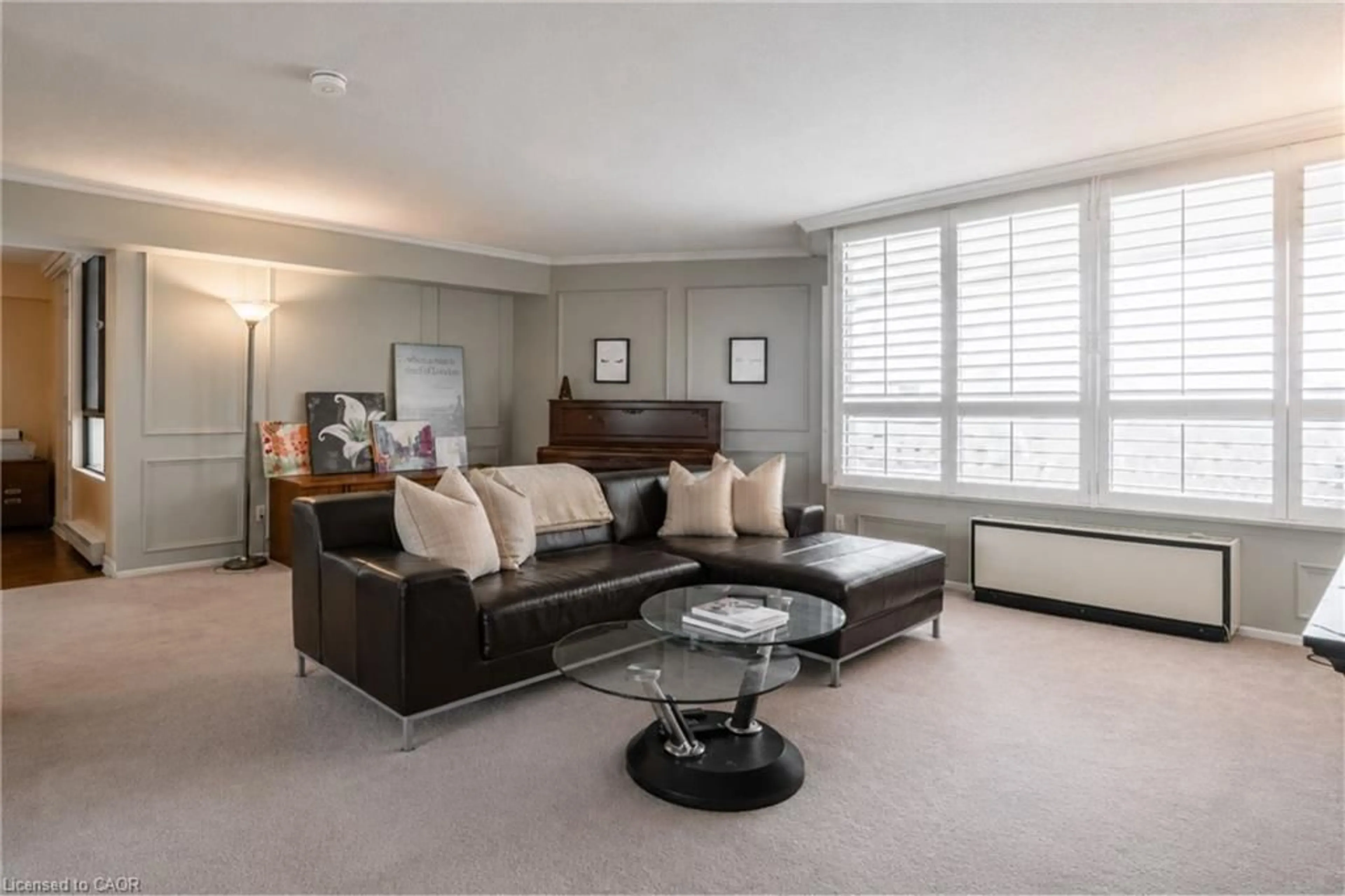 Living room with furniture, unknown for 300 Mill Rd #C34, Etobicoke Ontario M9C 4W7