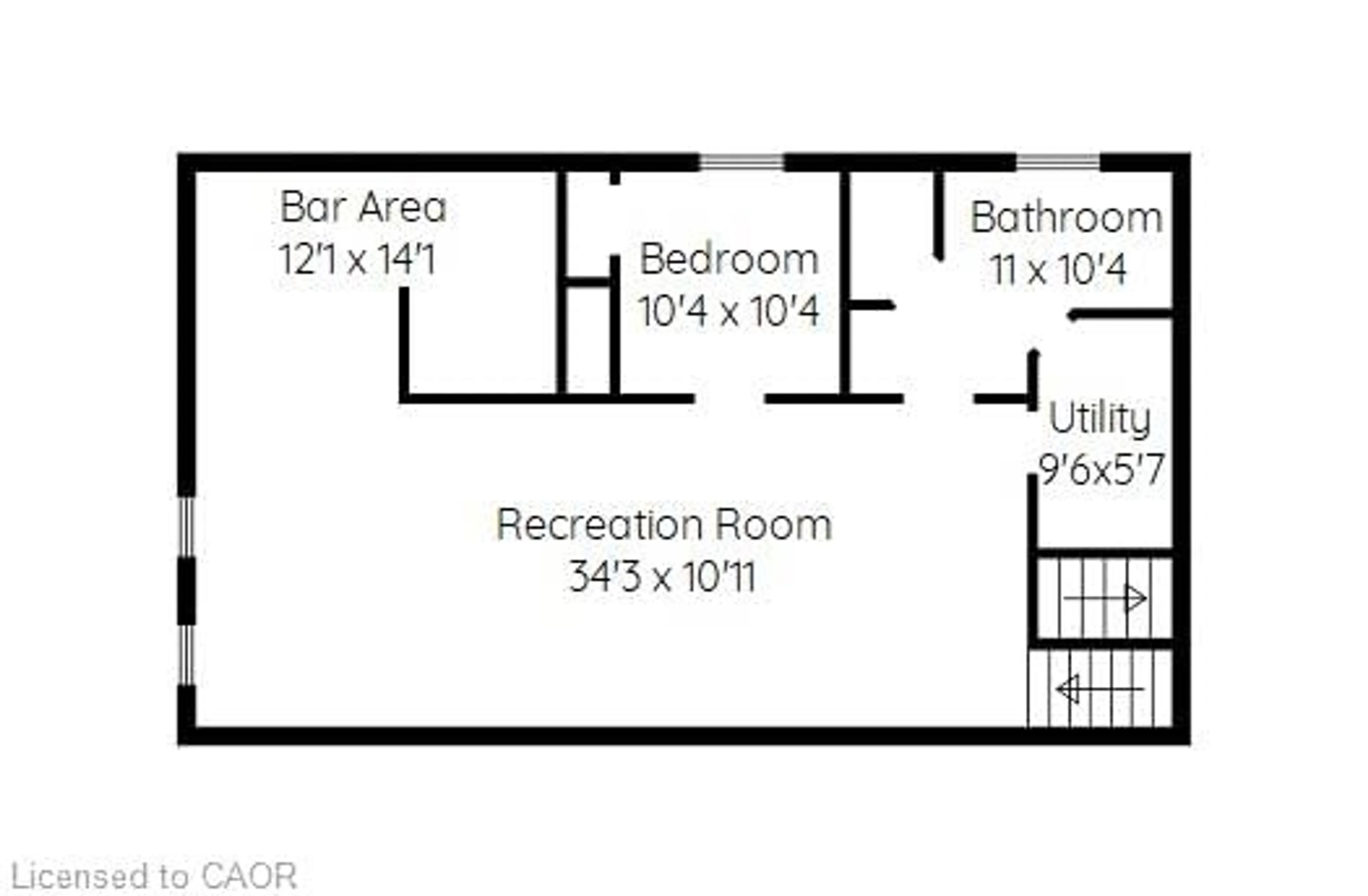 Floor plan for 18 Garwood Ave, Dundas Ontario L9H 7J9