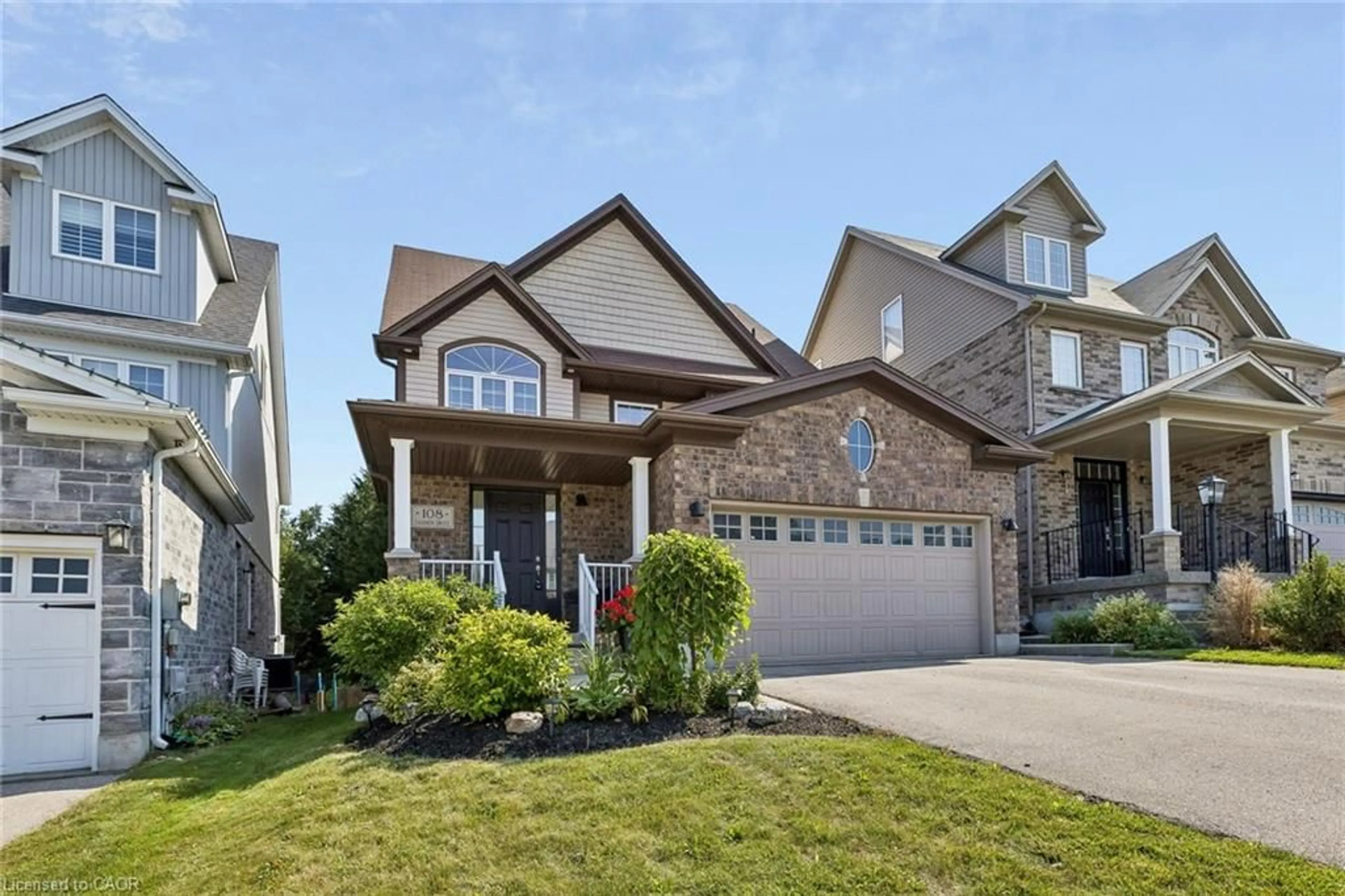Home with brick exterior material, street for 108 Sammon Dr, Rockwood Ontario N0B 2K0