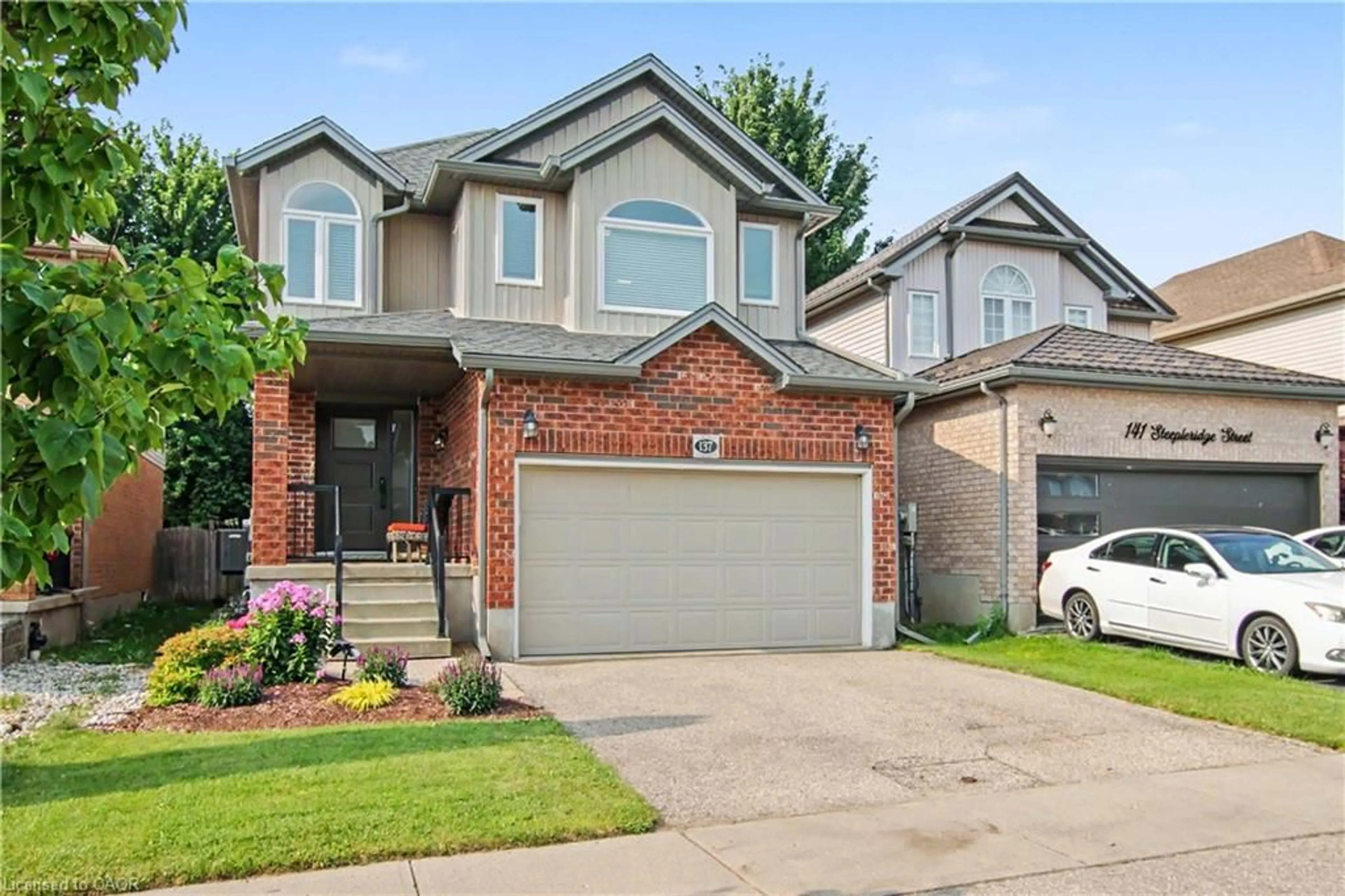 Home with brick exterior material, street for 137 Steepleridge St, Kitchener Ontario N2P 2W2