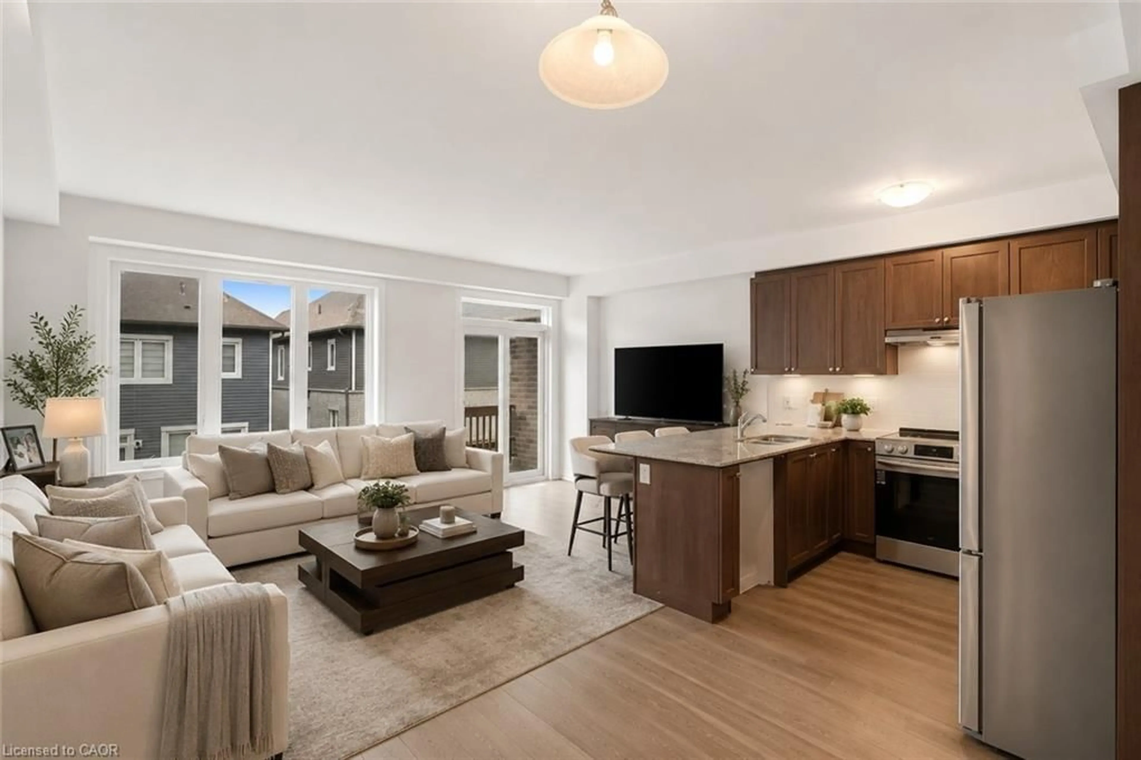Open concept kitchen, unknown for 163 Gear Ave, Erin Ontario N0B 1T0