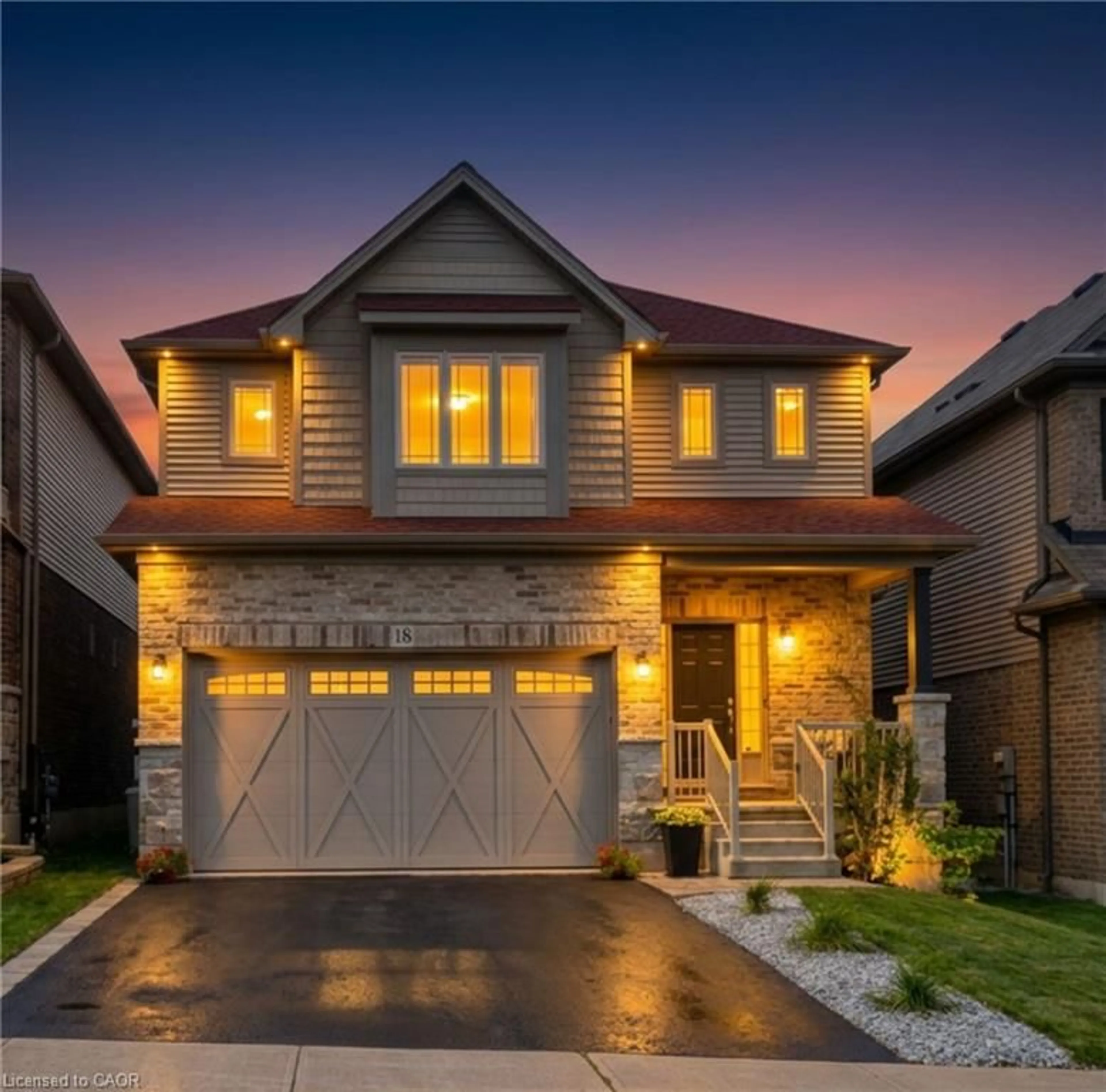 Home with brick exterior material, street for 18 Vic Chambers Pl, Paris Ontario N3L 0E6