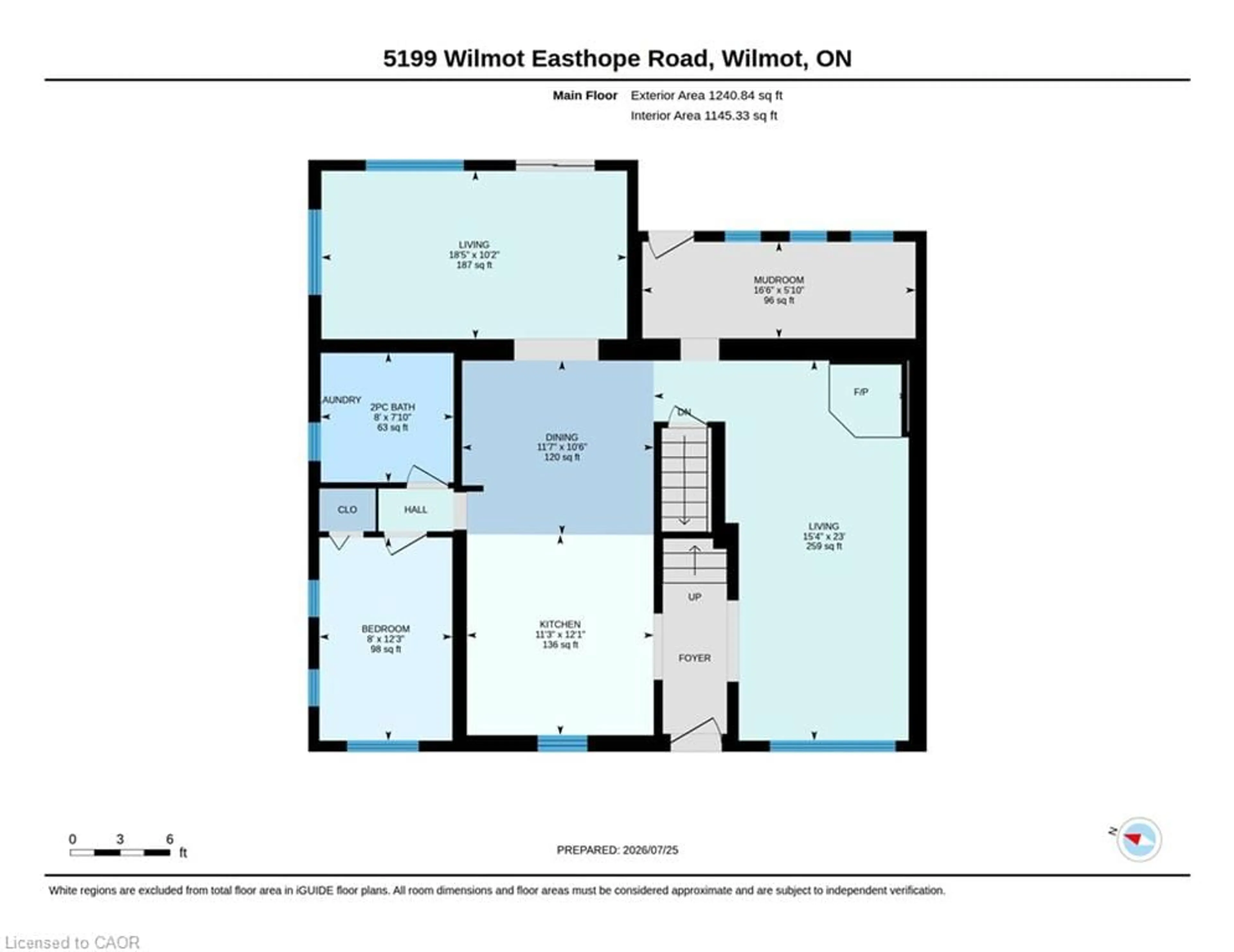 Floor plan for 5199 Wilmot-Easthope Rd, Wellesley Ontario N0B 2T0