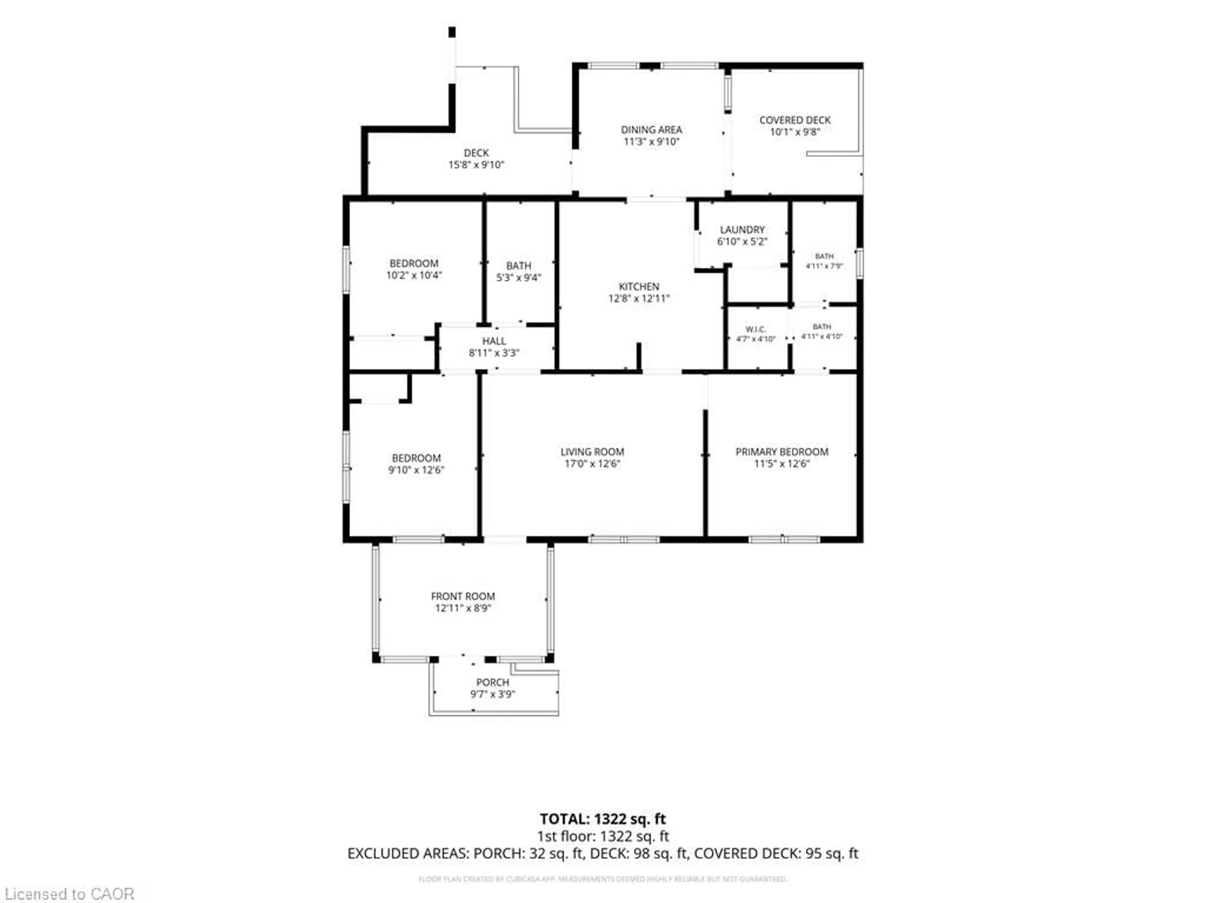 Floor plan for 3033 Townline Rd #222, Stevensville Ontario L0S 1S1