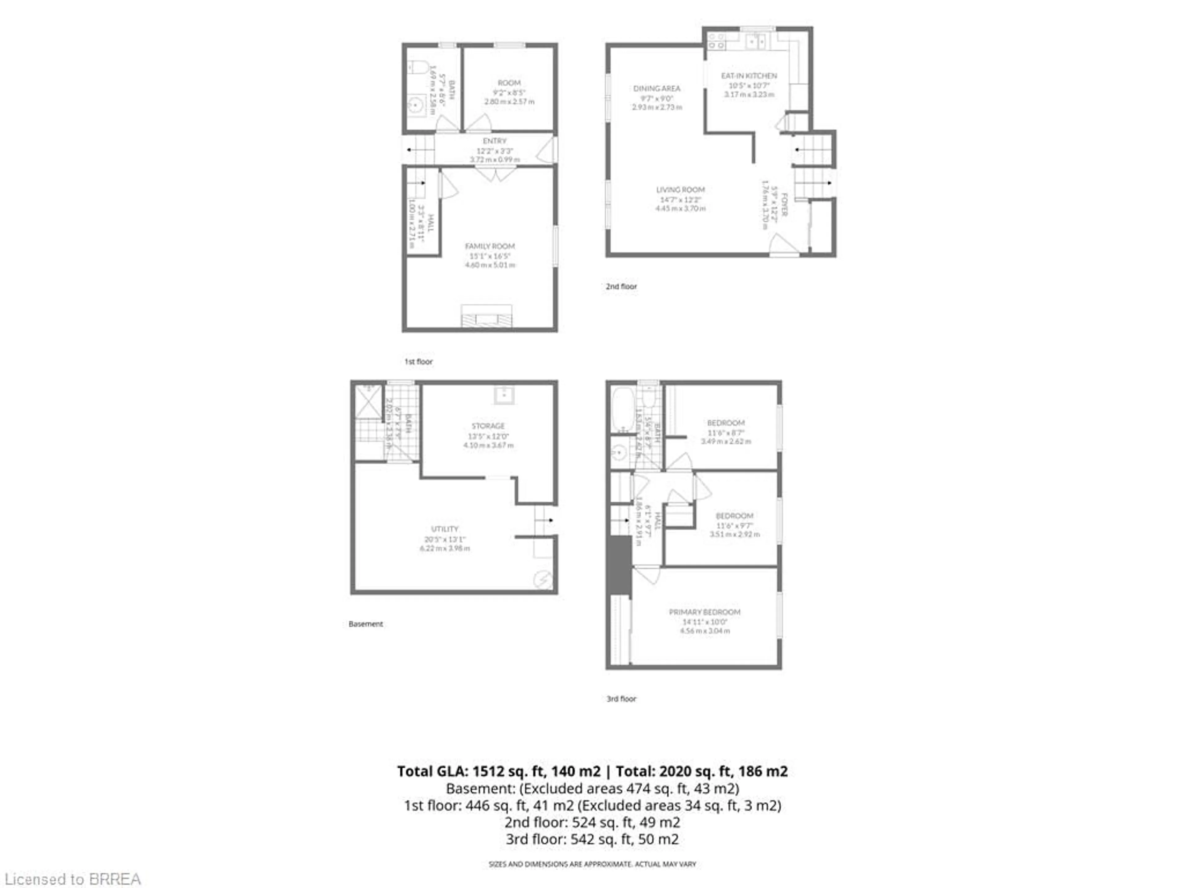 Floor plan for 7 Sigurd Jensen Crt, Brantford Ontario N3R 6Y8