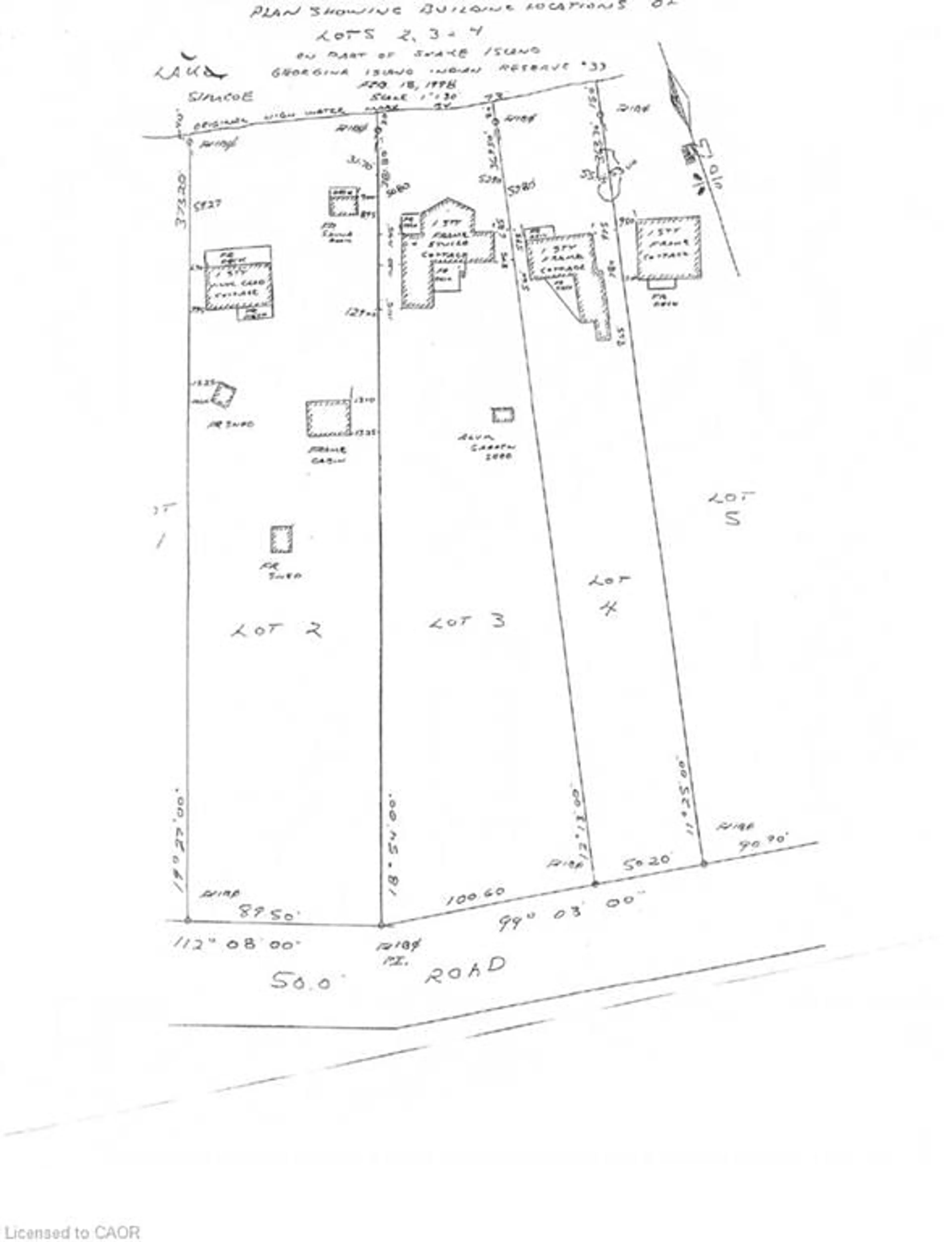 Floor plan for LOT 3 Snake Island, York Ontario L4P 3E9