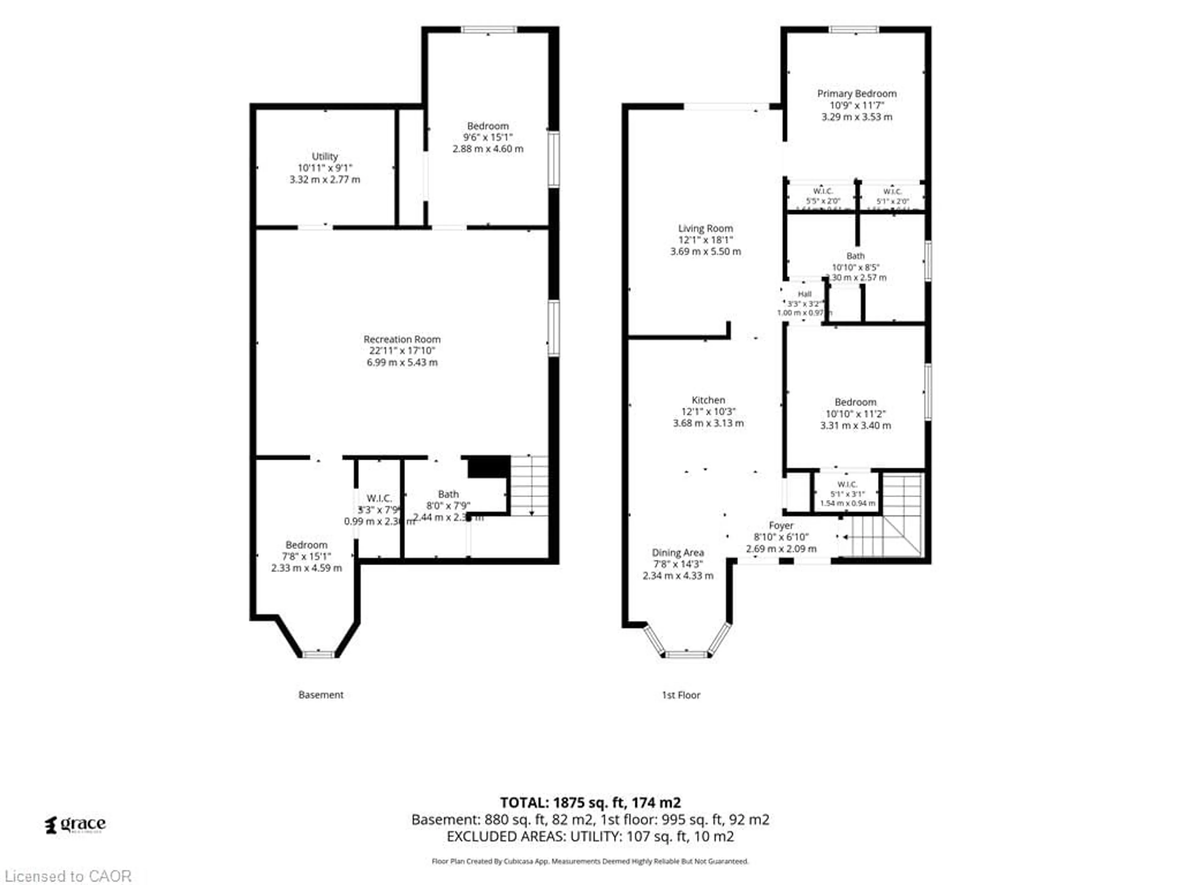Floor plan for 133 Whitlaw Way, Paris Ontario N3L 4C9