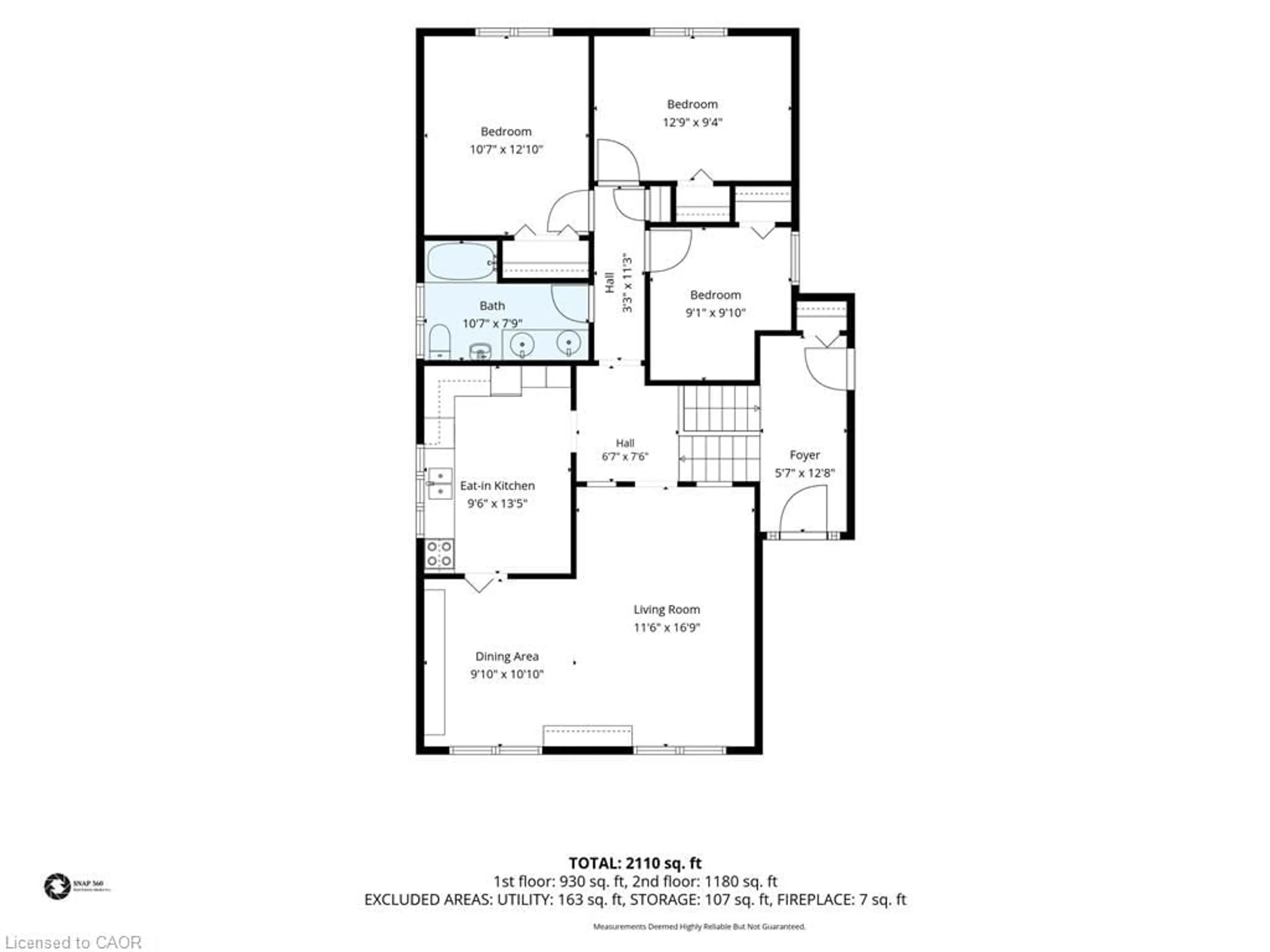 Floor plan for 591 Mohawk Rd, Hamilton Ontario L8C 1X5