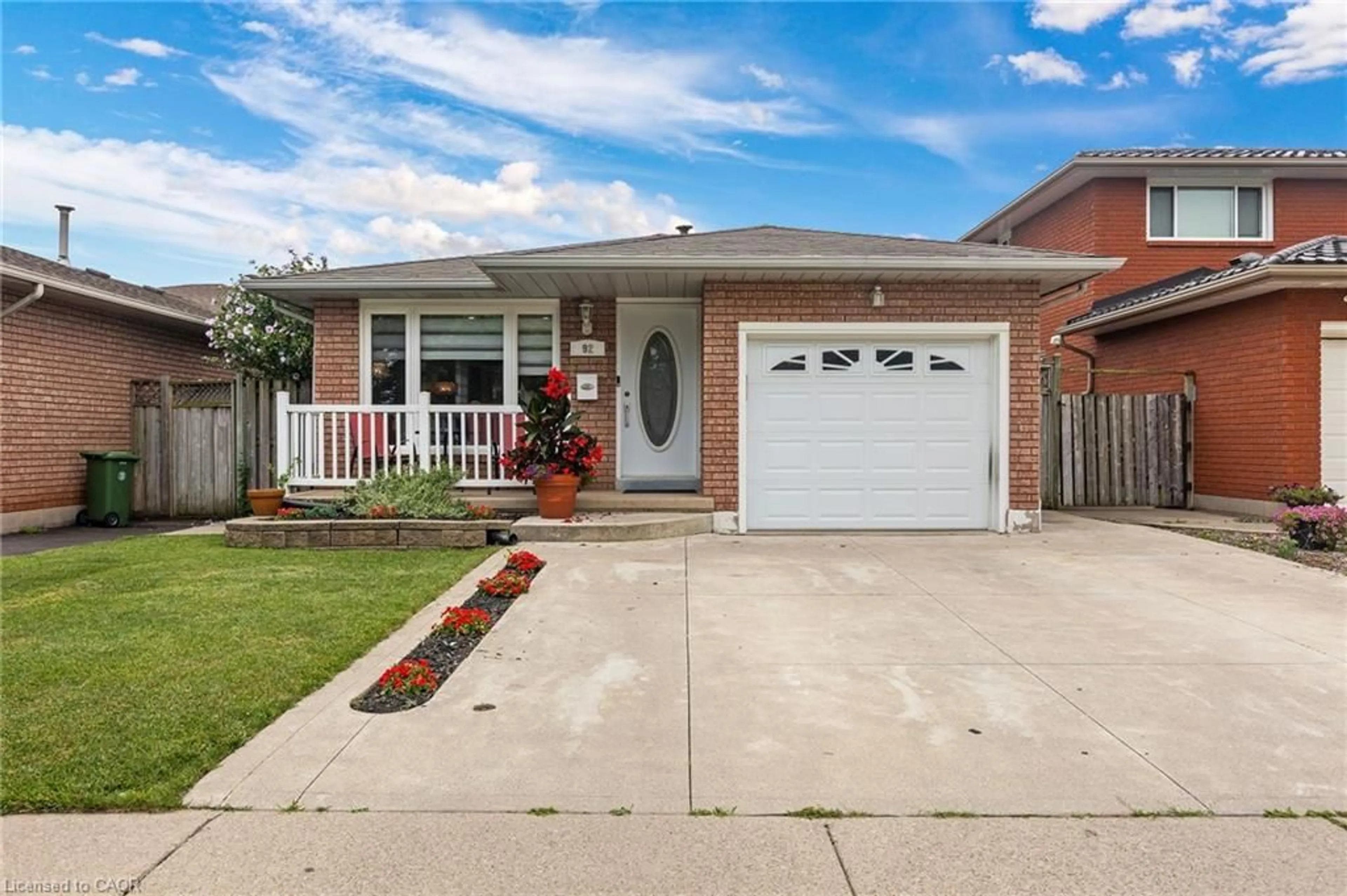Home with brick exterior material, street for 92 Juniper Dr, Stoney Creek Ontario L8G 4E6