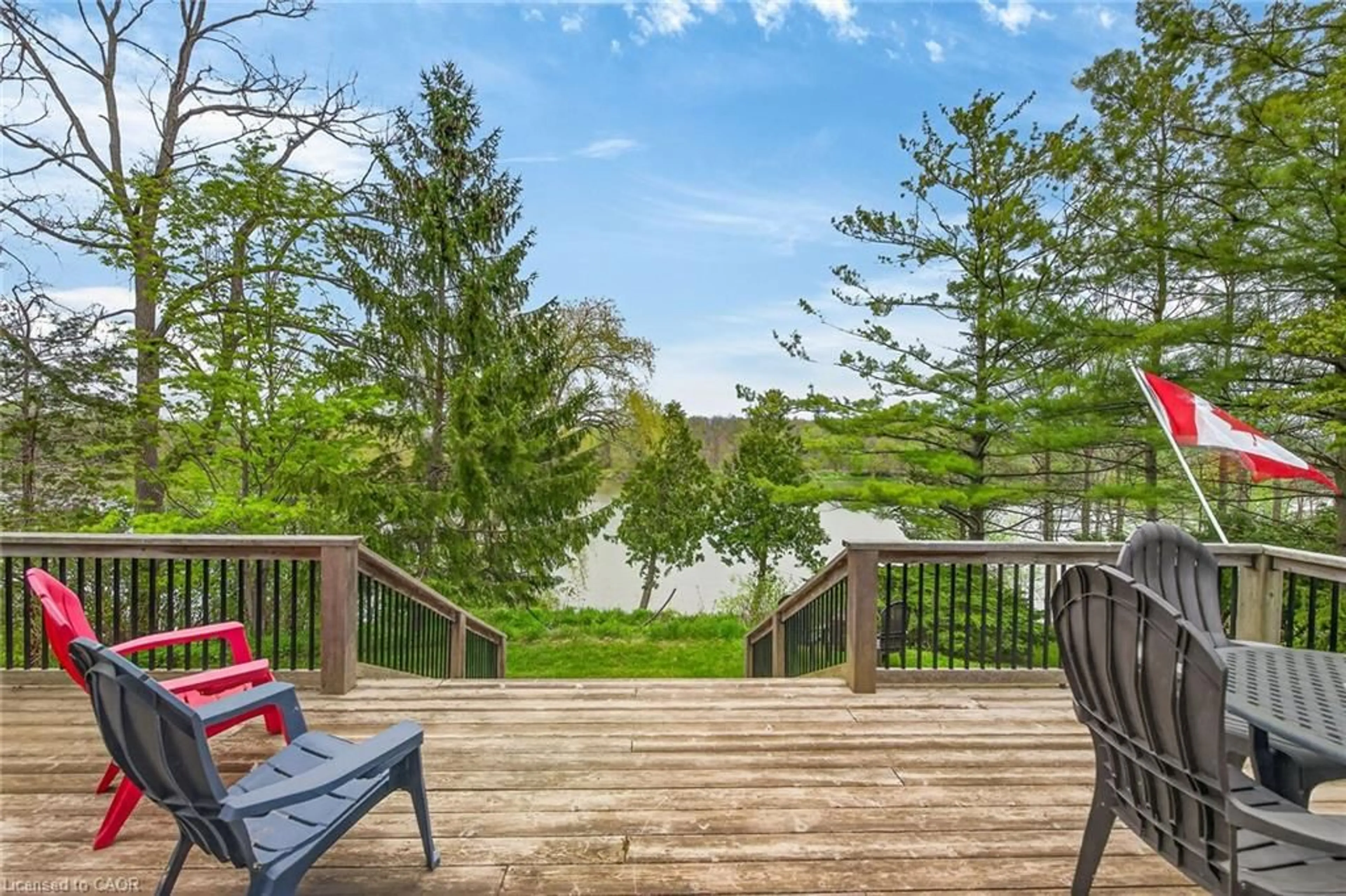 Patio, water/lake/river/ocean view for 1300 River Rd, Cayuga Ontario N0A 1E0