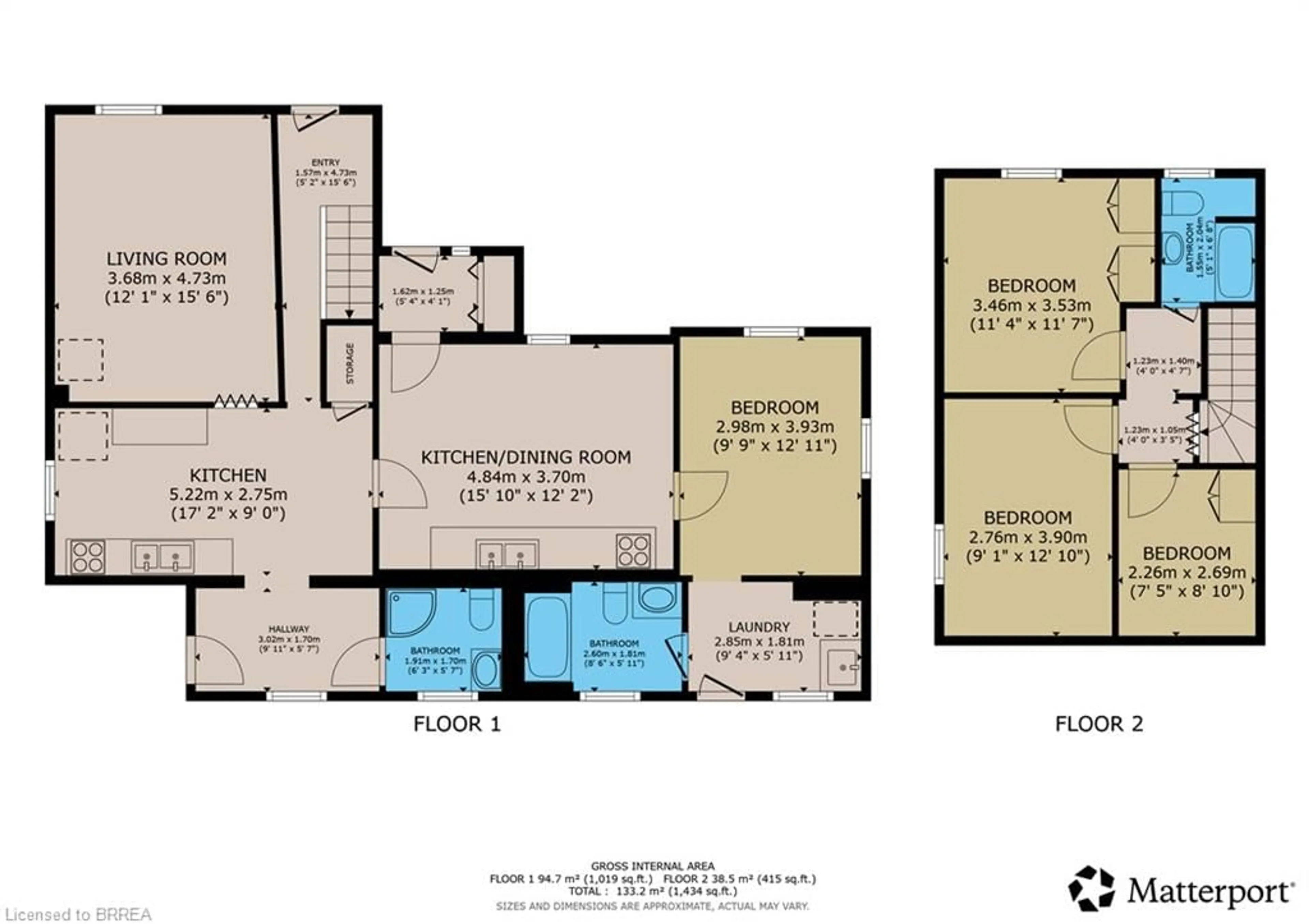 Floor plan for 169 George St, Brantford Ontario N3T 2Z2