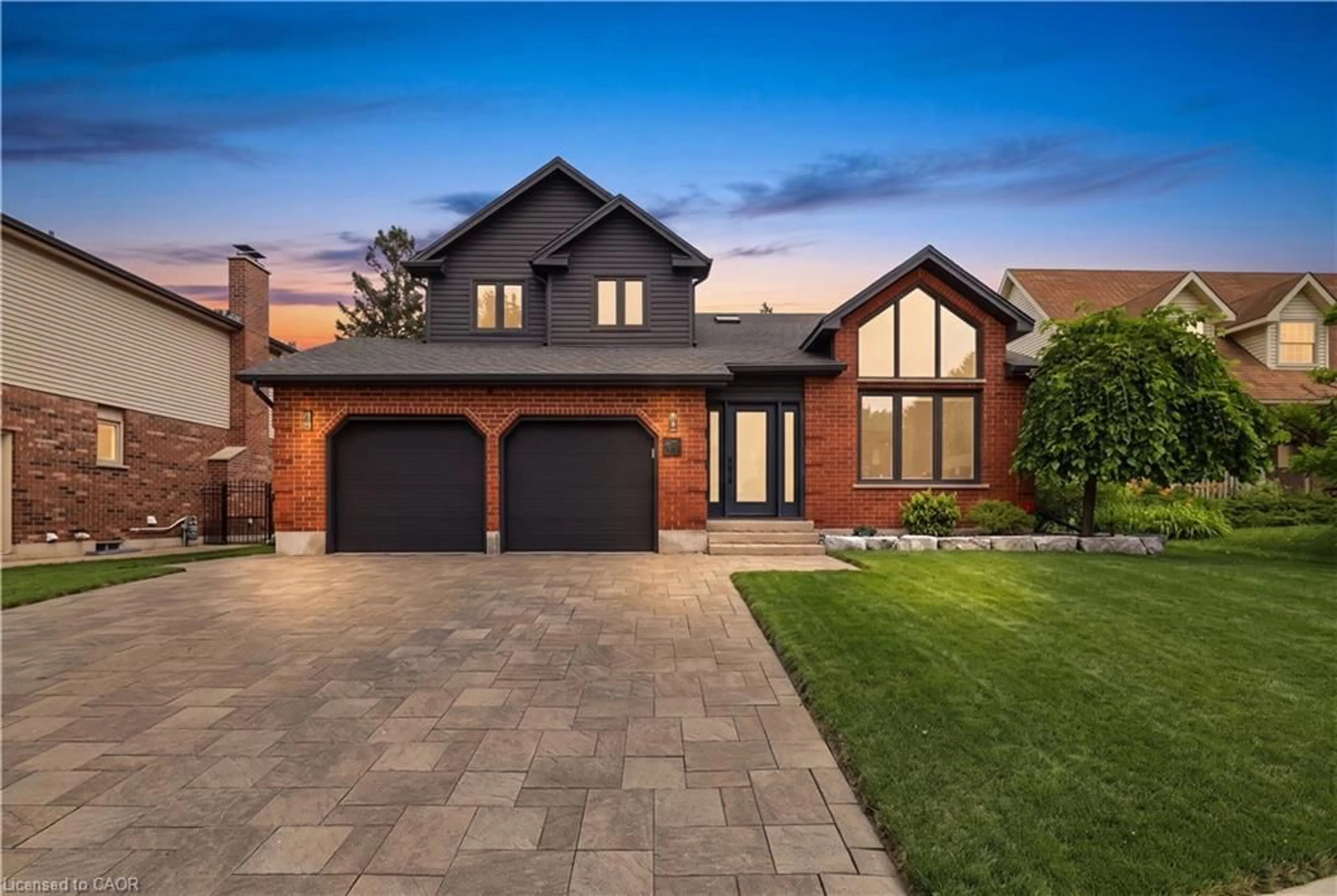 Home with brick exterior material, street for 10 Rolling Acres Dr, Kitchener Ontario N2A 3W6
