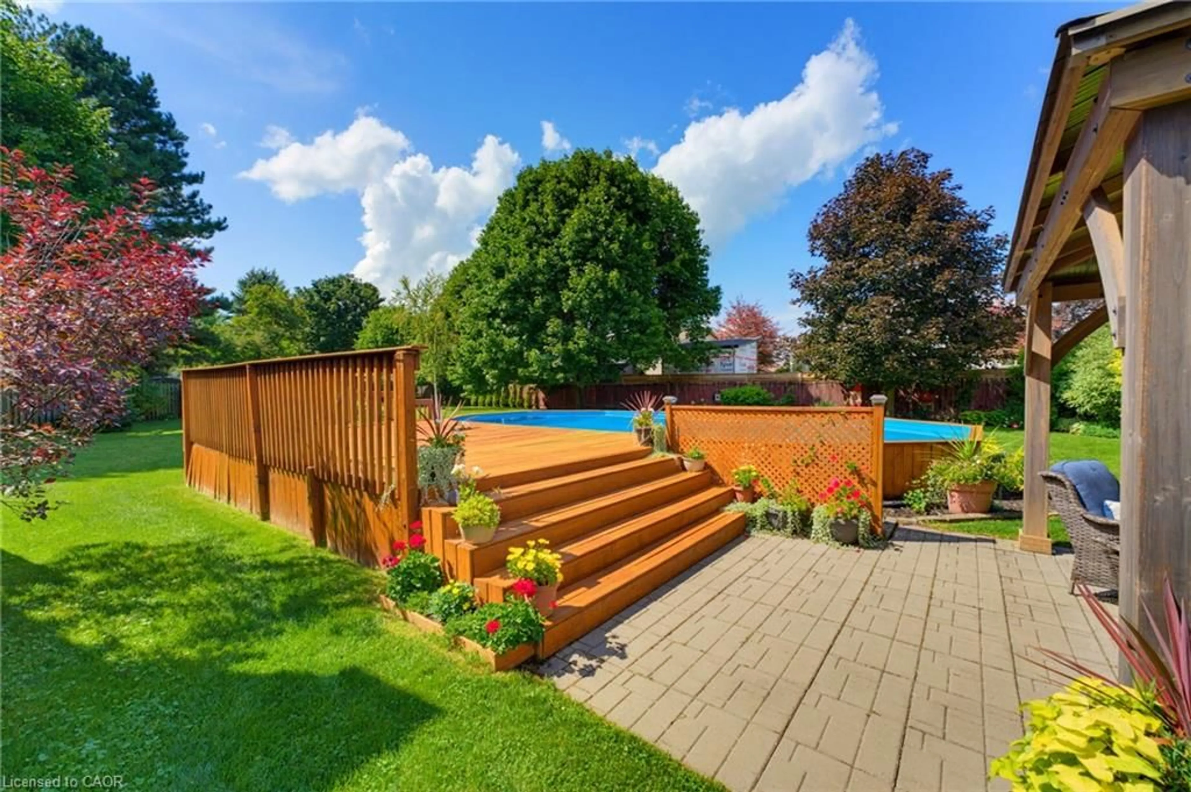 Patio, street for 20 Clover Crt, Paris Ontario N3L 3M7