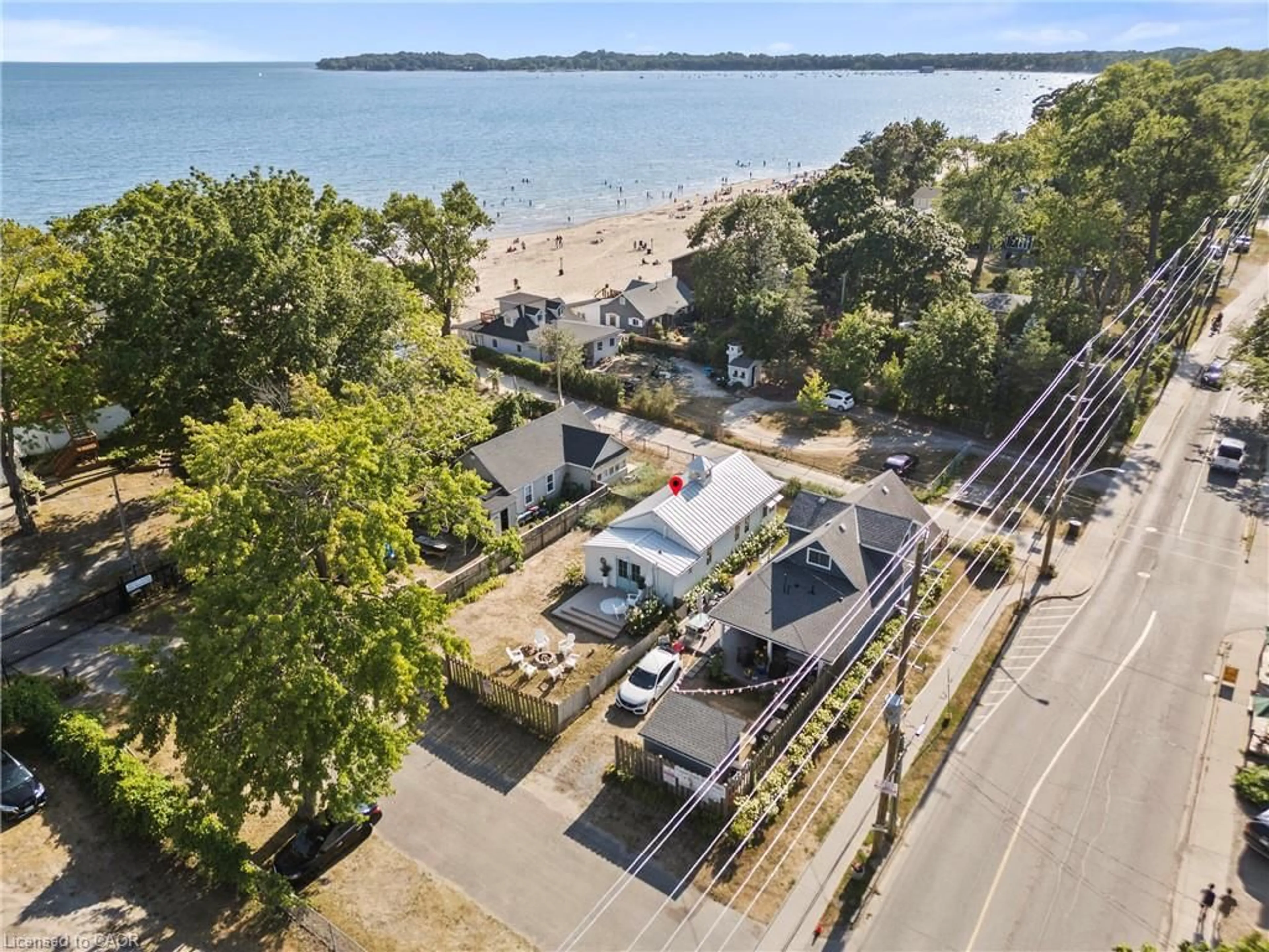 A pic from outside/outdoor area/front of a property/back of a property/a pic from drone, water/lake/river/ocean view for 436 Ashwood Ave, Crystal Beach Ontario L0S 1N0